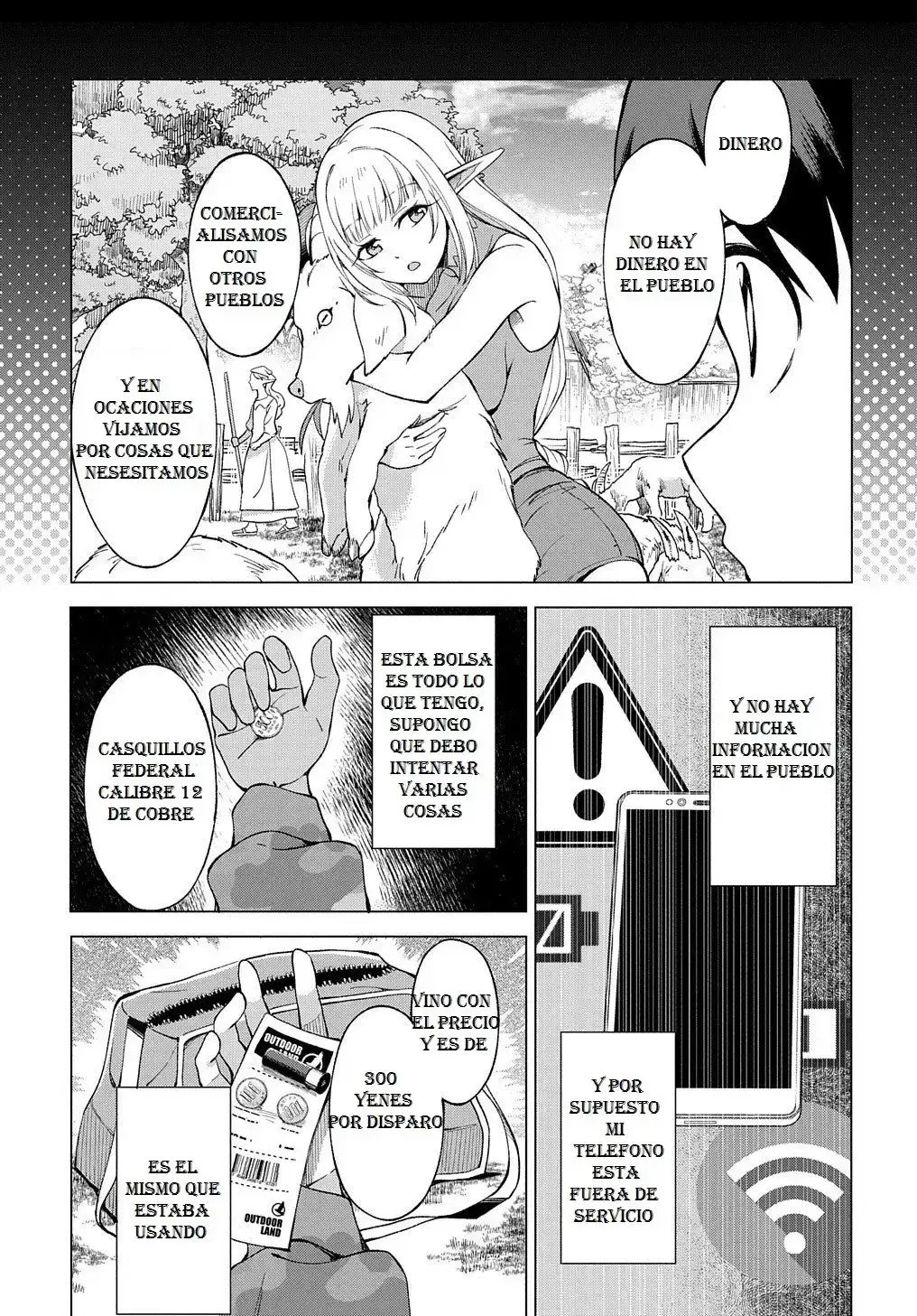 Página 43 — Hokkaido no Geneki Hunter ga Isekai ni Hourikoma Rete Mita Capítulo 1