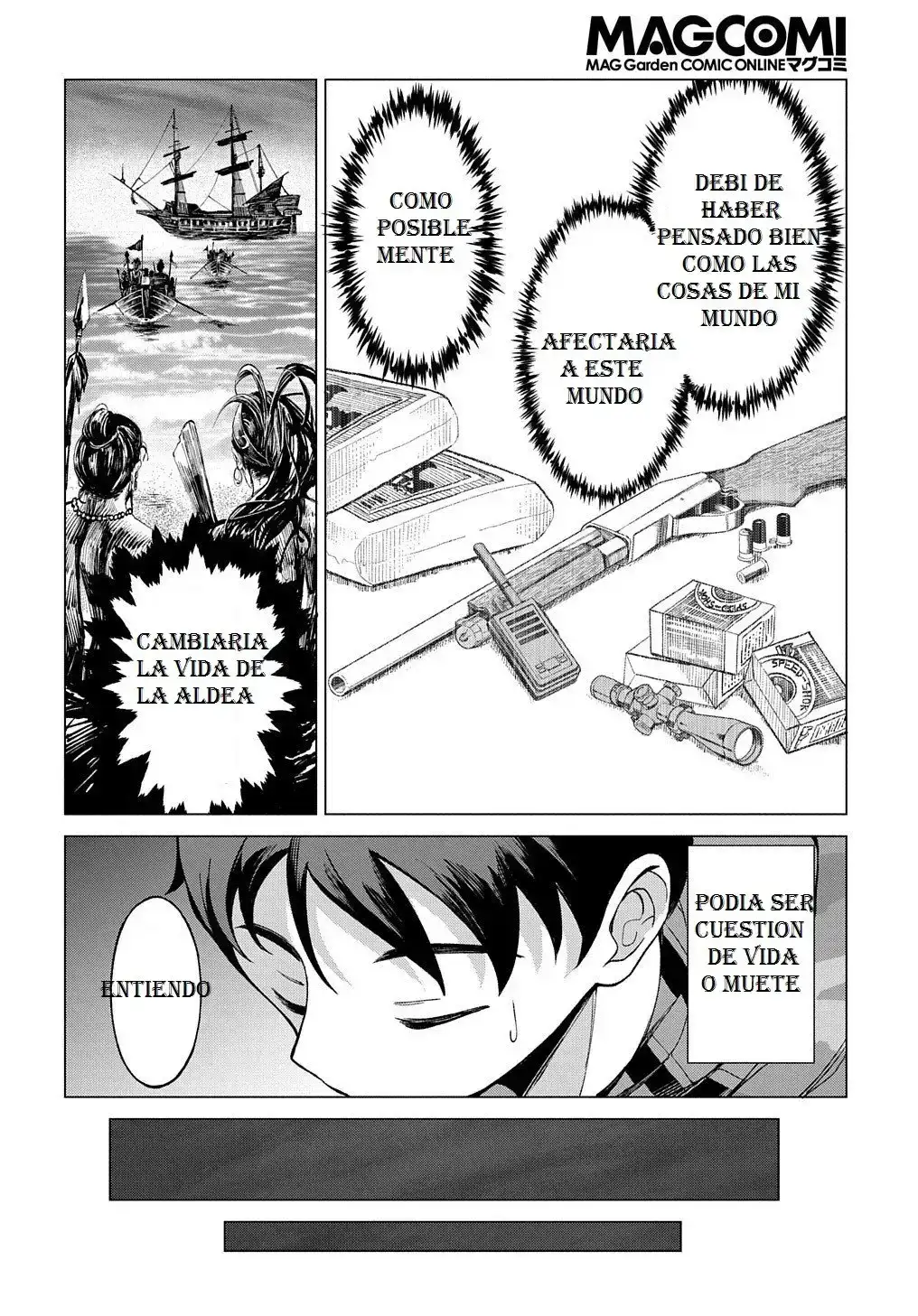 Página 56 — Hokkaido no Geneki Hunter ga Isekai ni Hourikoma Rete Mita Capítulo 1