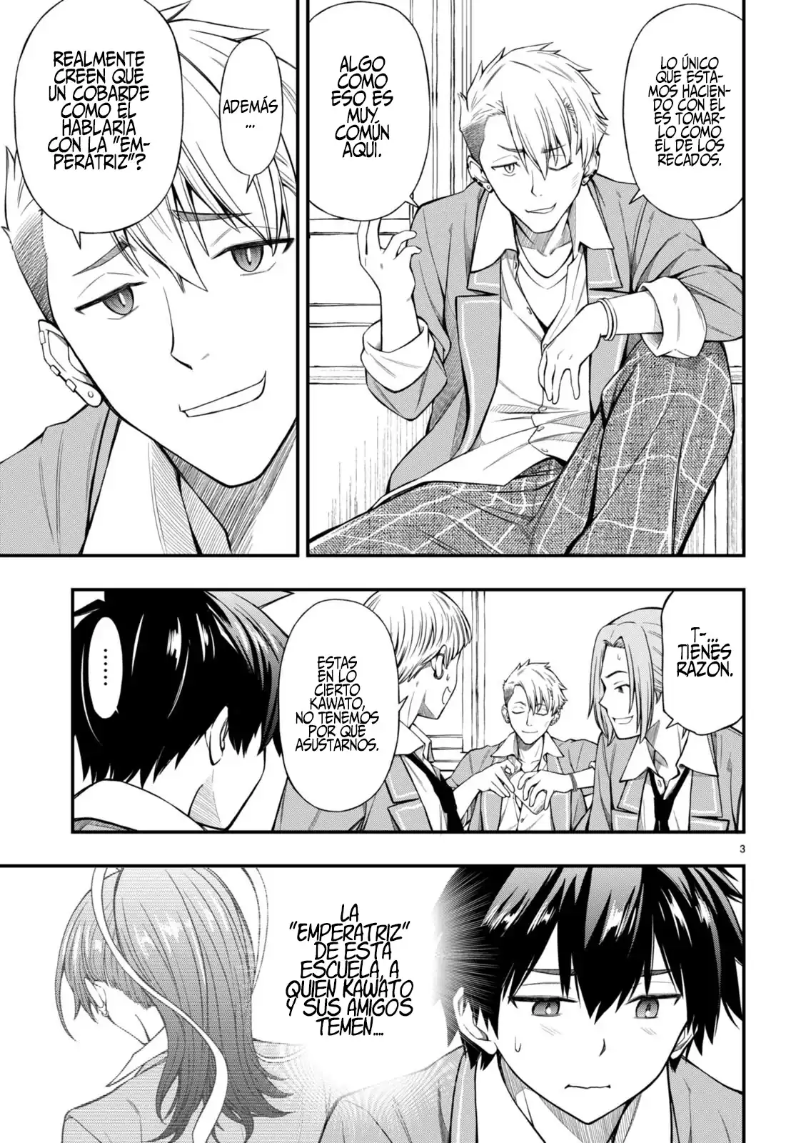 Página 8 — Capítulo 1 de Houkago wa Kenka Saikyou no Gal ni Tsurekomareru Seikatsu: Kanojo-tachi ni Sukarete, Boku mo Saikyou ni!?