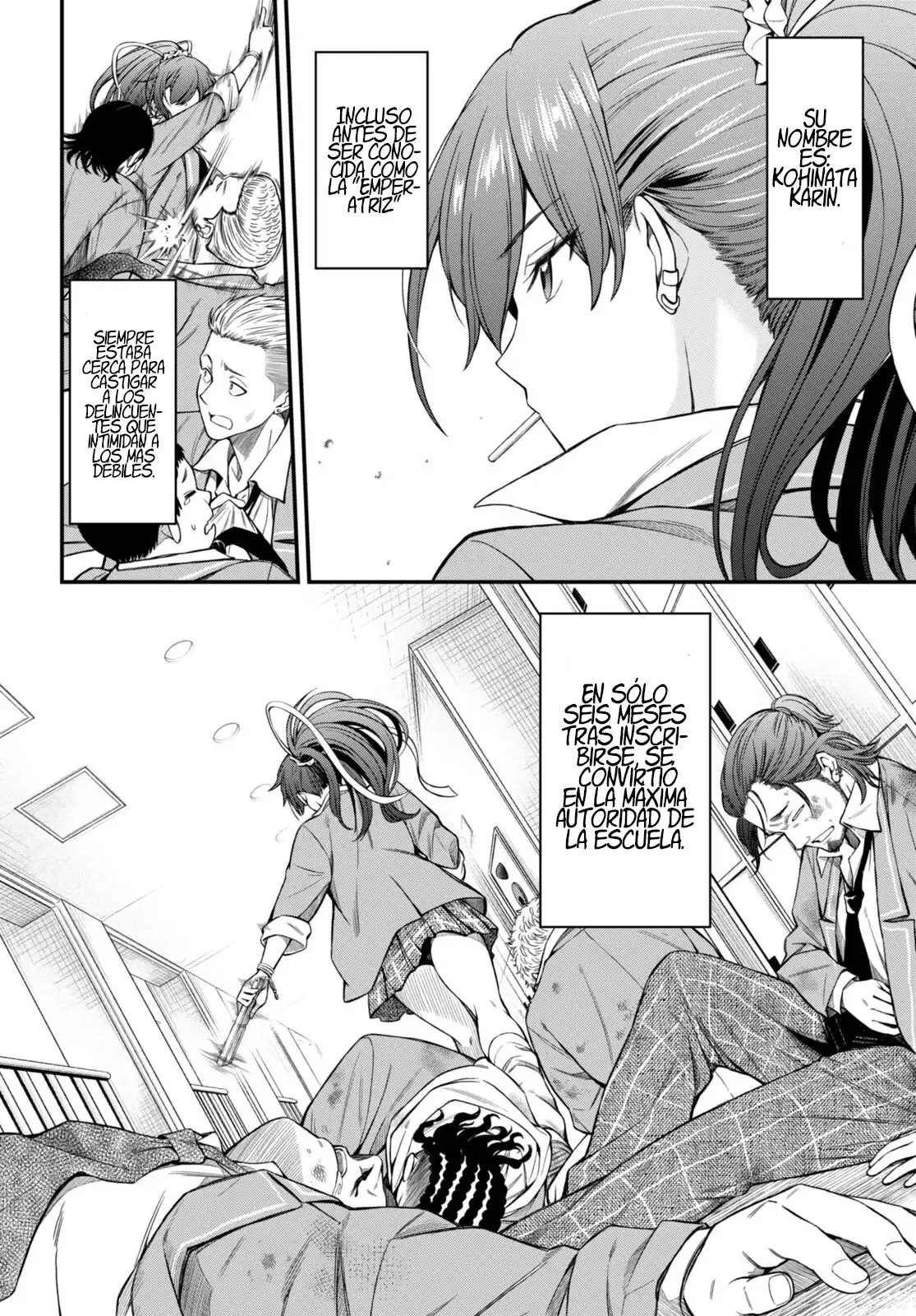 Página 9 — Capítulo 1 de Houkago wa Kenka Saikyou no Gal ni Tsurekomareru Seikatsu: Kanojo-tachi ni Sukarete, Boku mo Saikyou ni!?