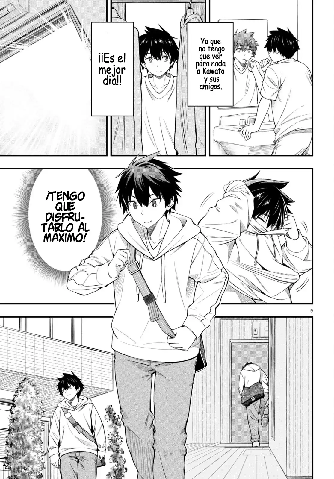 Página 14 — Capítulo 1 de Houkago wa Kenka Saikyou no Gal ni Tsurekomareru Seikatsu: Kanojo-tachi ni Sukarete, Boku mo Saikyou ni!?