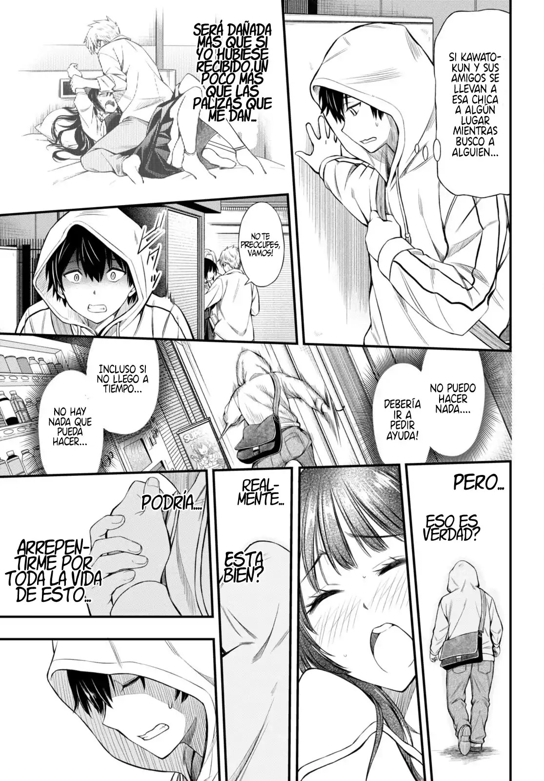 Página 18 — Capítulo 1 de Houkago wa Kenka Saikyou no Gal ni Tsurekomareru Seikatsu: Kanojo-tachi ni Sukarete, Boku mo Saikyou ni!?