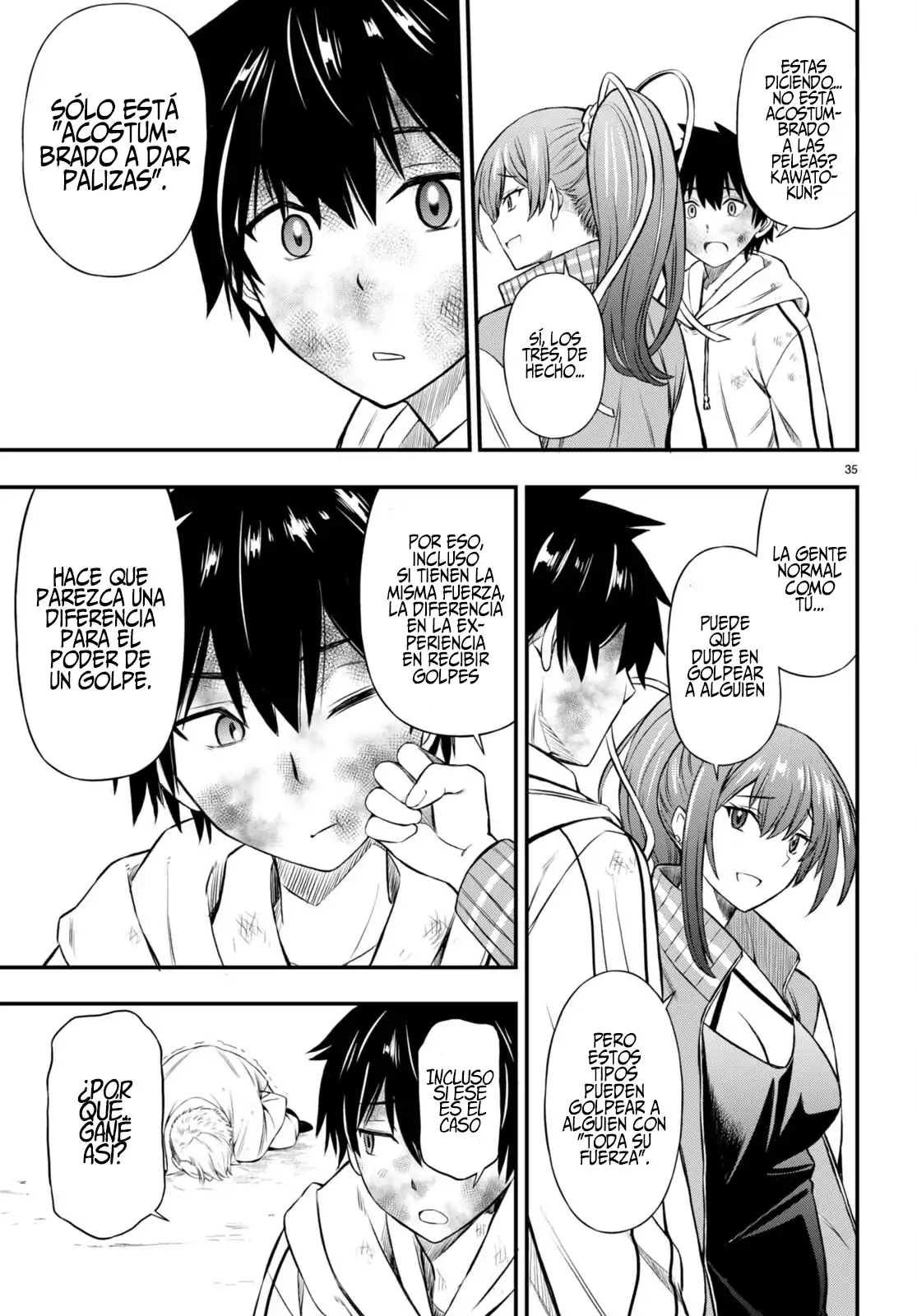 Página 40 — Capítulo 1 de Houkago wa Kenka Saikyou no Gal ni Tsurekomareru Seikatsu: Kanojo-tachi ni Sukarete, Boku mo Saikyou ni!?