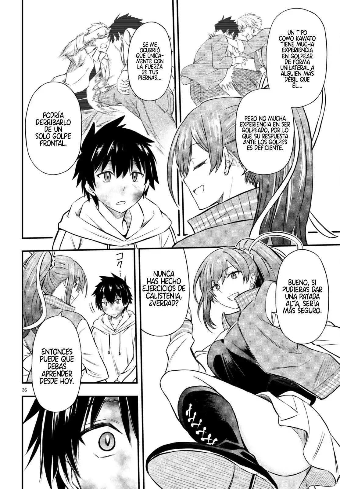 Página 41 — Capítulo 1 de Houkago wa Kenka Saikyou no Gal ni Tsurekomareru Seikatsu: Kanojo-tachi ni Sukarete, Boku mo Saikyou ni!?