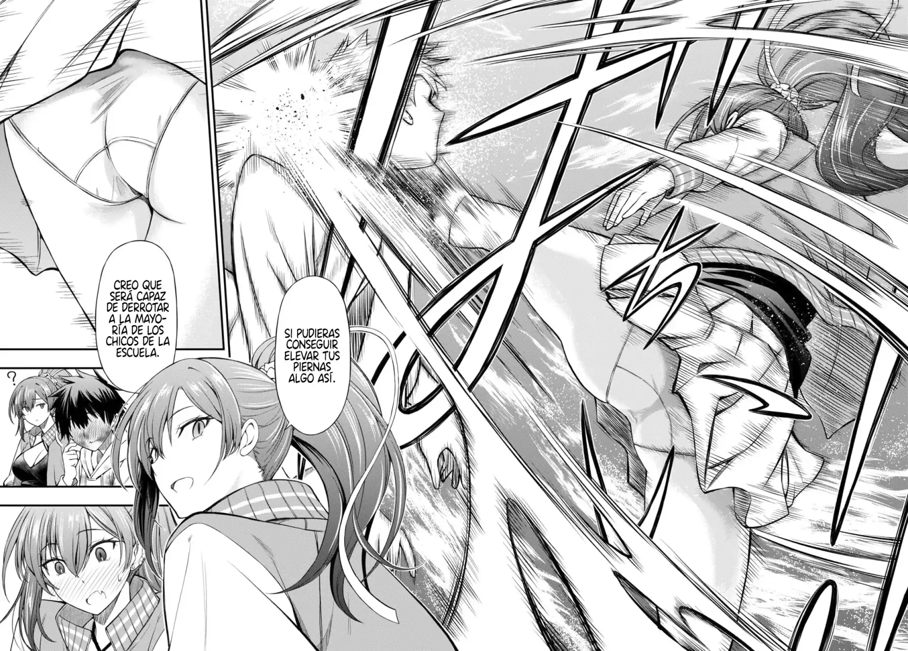 Página 43 — Capítulo 1 de Houkago wa Kenka Saikyou no Gal ni Tsurekomareru Seikatsu: Kanojo-tachi ni Sukarete, Boku mo Saikyou ni!?