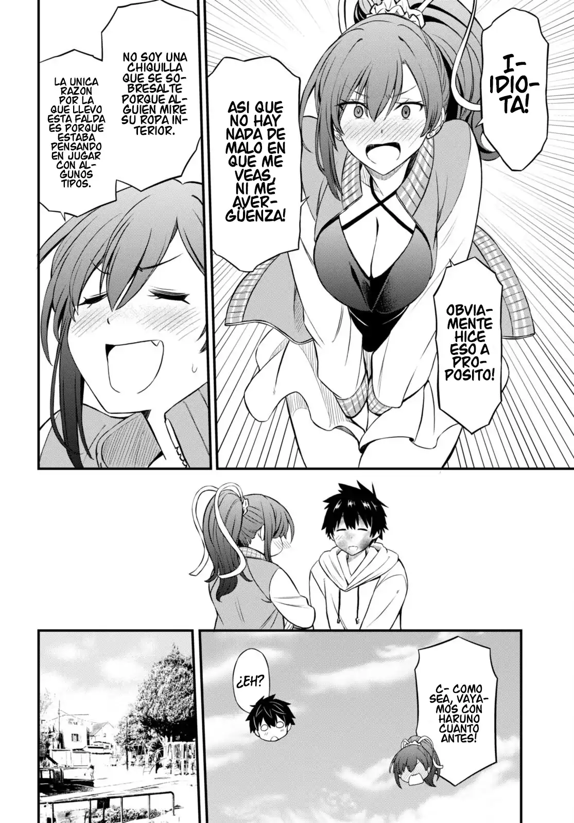 Página 44 — Capítulo 1 de Houkago wa Kenka Saikyou no Gal ni Tsurekomareru Seikatsu: Kanojo-tachi ni Sukarete, Boku mo Saikyou ni!?