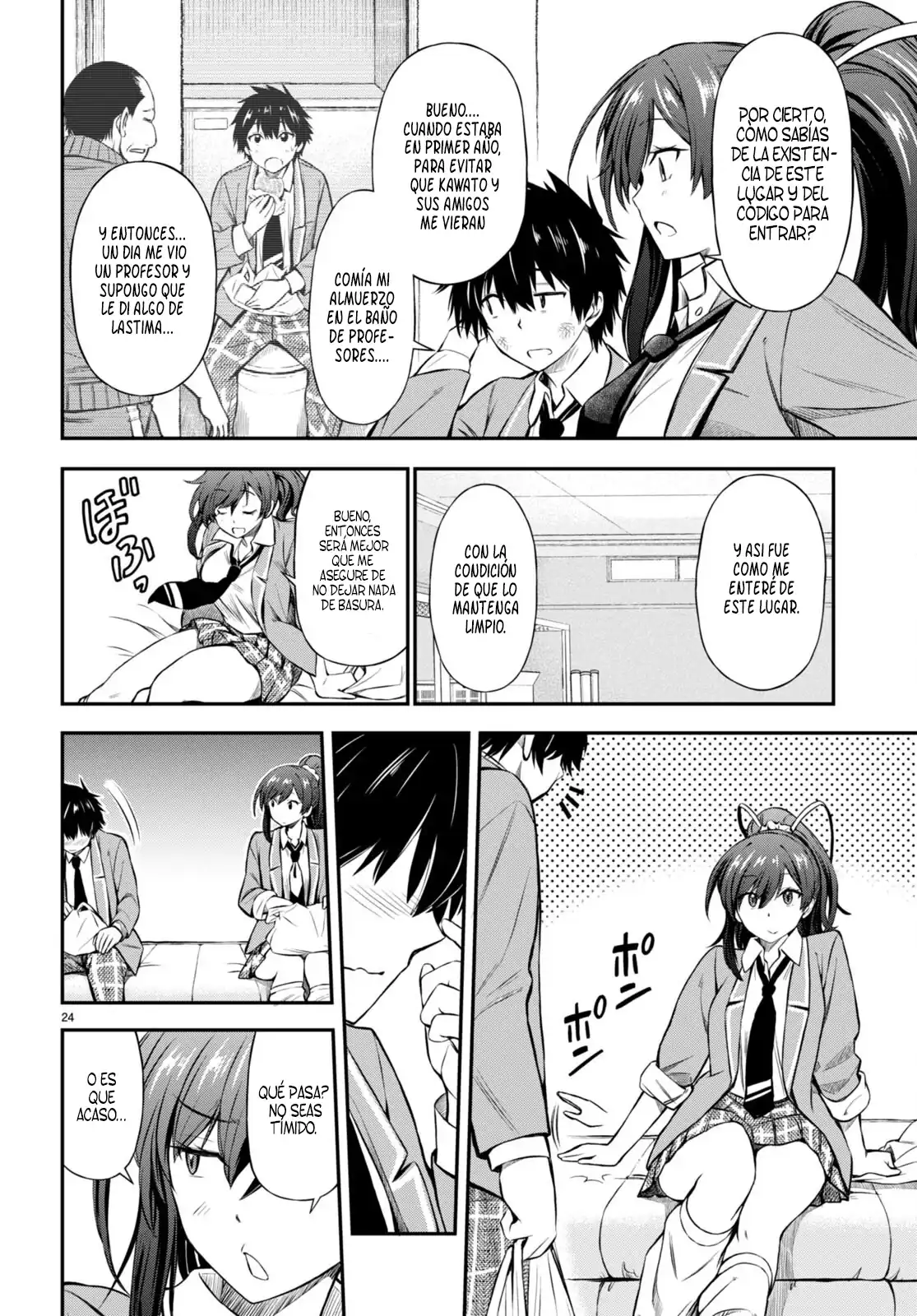 Página 23 — Capítulo 2 de Houkago wa Kenka Saikyou no Gal ni Tsurekomareru Seikatsu: Kanojo-tachi ni Sukarete, Boku mo Saikyou ni!?