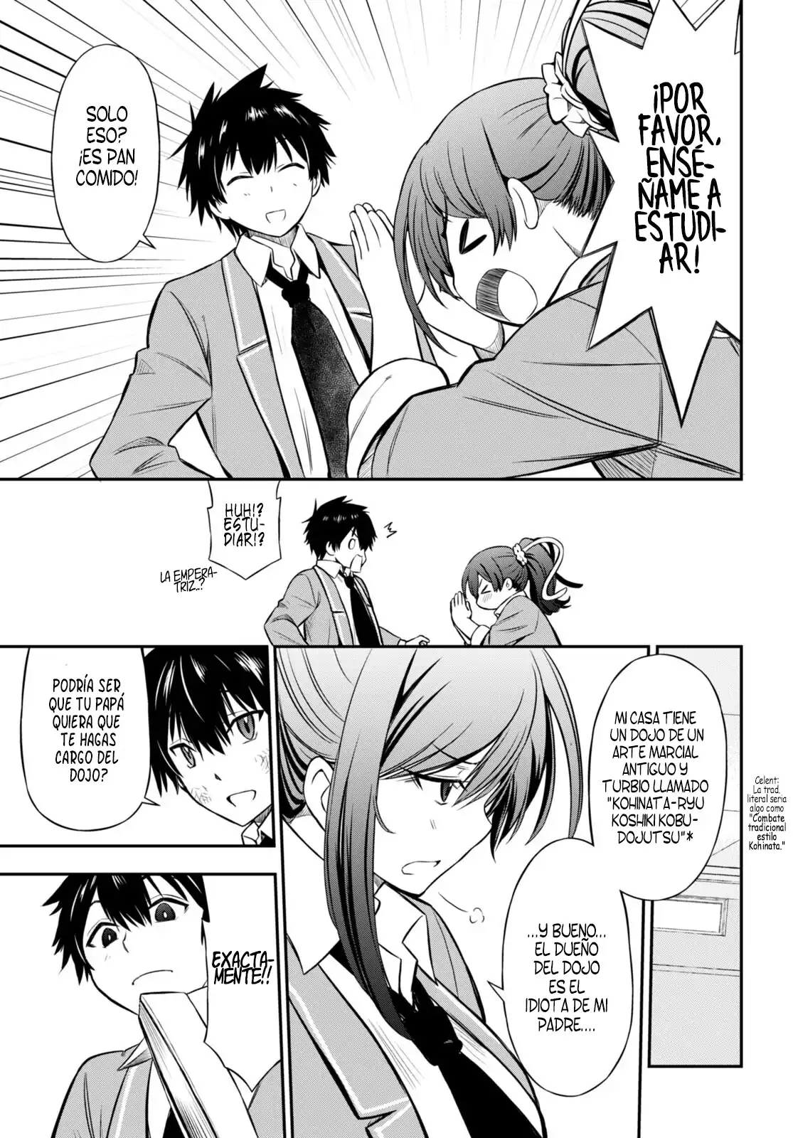 Página 28 — Capítulo 2 de Houkago wa Kenka Saikyou no Gal ni Tsurekomareru Seikatsu: Kanojo-tachi ni Sukarete, Boku mo Saikyou ni!?