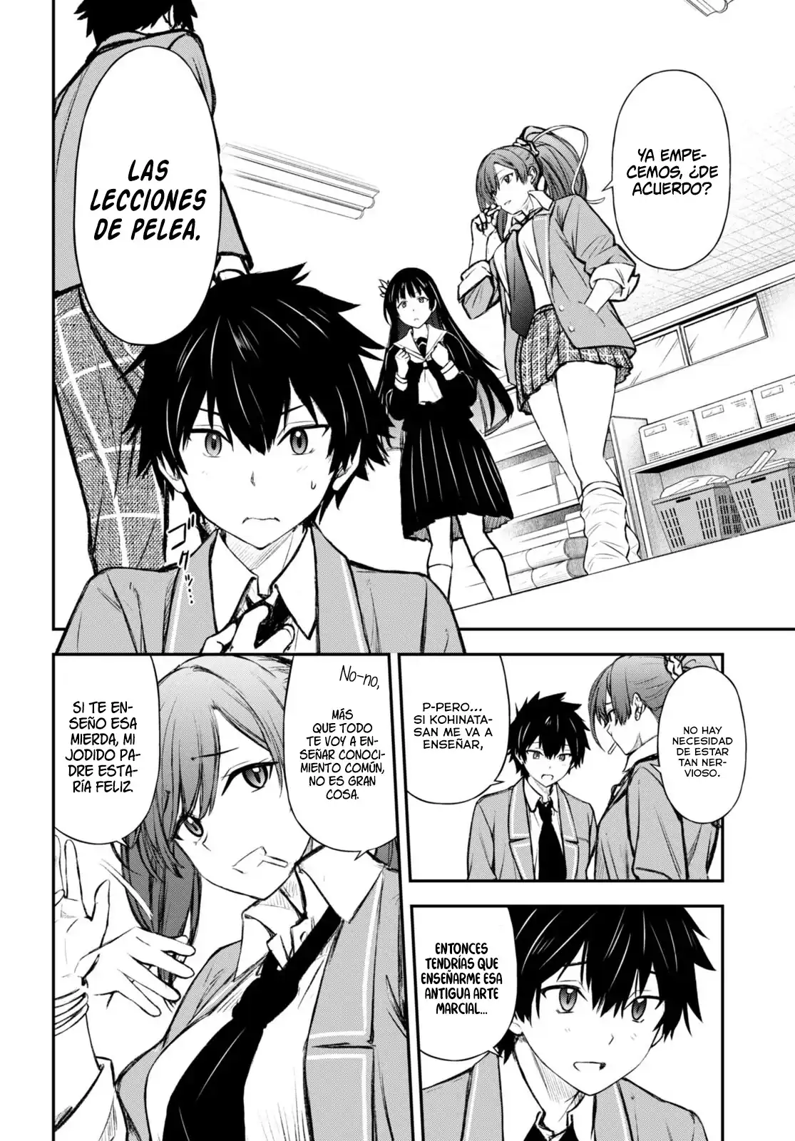 Página 6 — Capítulo 3 de Houkago wa Kenka Saikyou no Gal ni Tsurekomareru Seikatsu: Kanojo-tachi ni Sukarete, Boku mo Saikyou ni!?