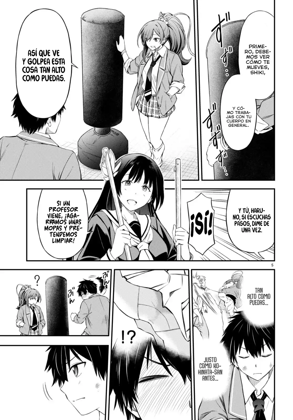 Página 7 — Capítulo 3 de Houkago wa Kenka Saikyou no Gal ni Tsurekomareru Seikatsu: Kanojo-tachi ni Sukarete, Boku mo Saikyou ni!?