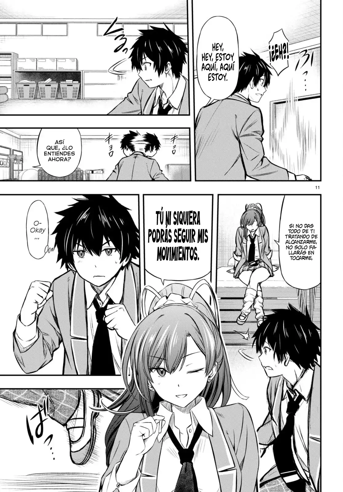 Página 13 — Capítulo 3 de Houkago wa Kenka Saikyou no Gal ni Tsurekomareru Seikatsu: Kanojo-tachi ni Sukarete, Boku mo Saikyou ni!?