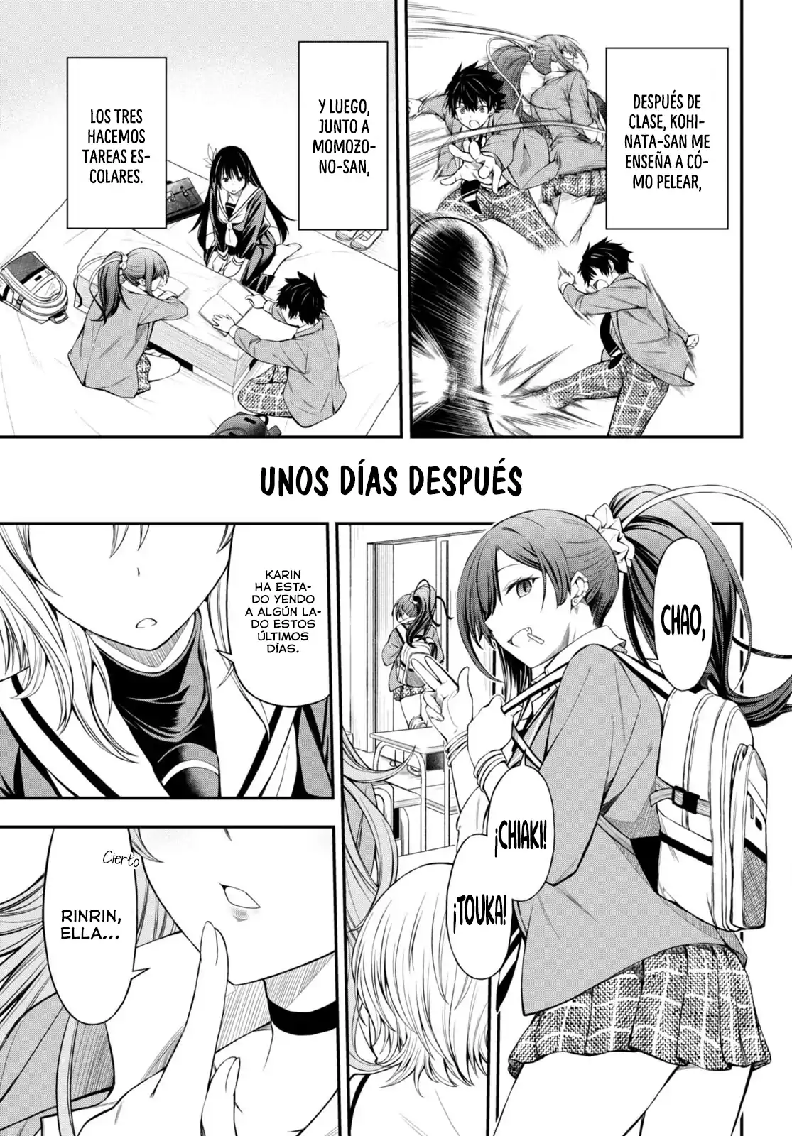 Página 27 — Capítulo 3 de Houkago wa Kenka Saikyou no Gal ni Tsurekomareru Seikatsu: Kanojo-tachi ni Sukarete, Boku mo Saikyou ni!?