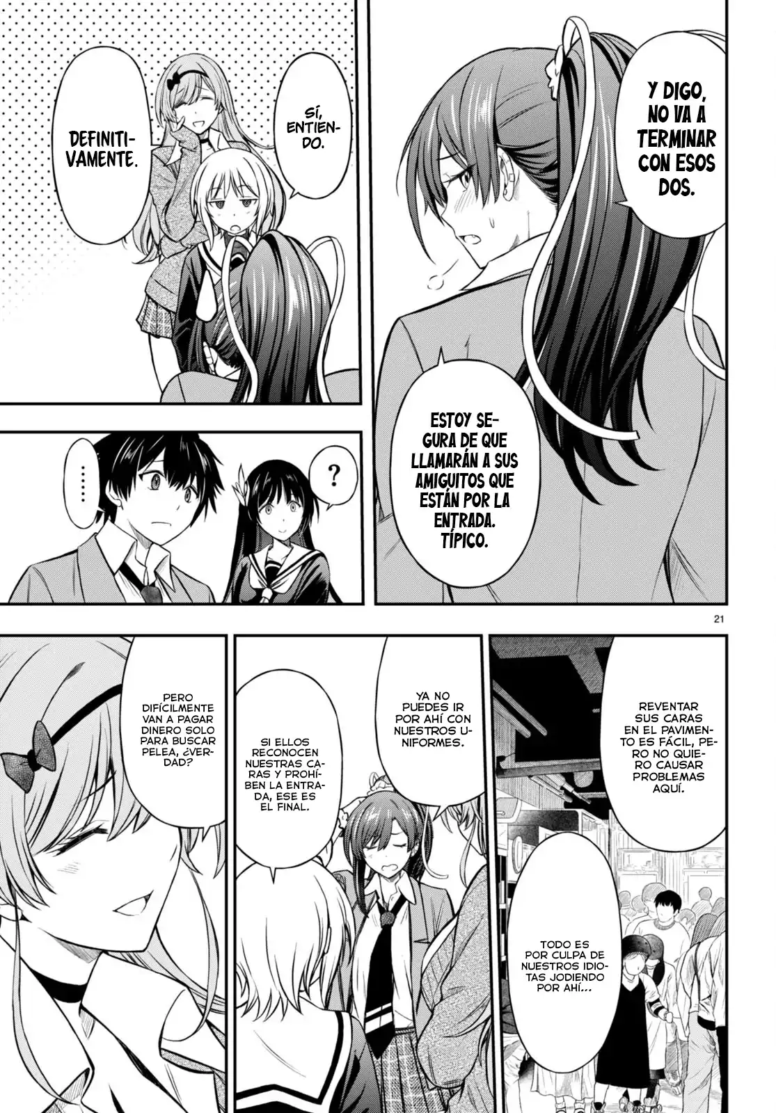 Página 23 — Capítulo 4 de Houkago wa Kenka Saikyou no Gal ni Tsurekomareru Seikatsu: Kanojo-tachi ni Sukarete, Boku mo Saikyou ni!?