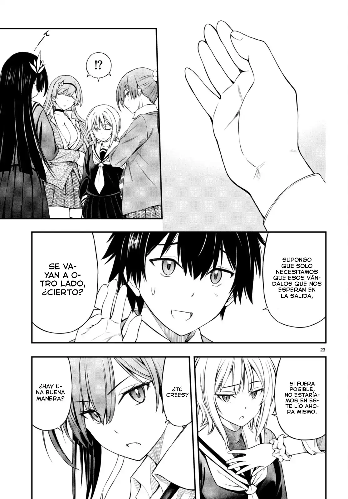 Página 25 — Capítulo 4 de Houkago wa Kenka Saikyou no Gal ni Tsurekomareru Seikatsu: Kanojo-tachi ni Sukarete, Boku mo Saikyou ni!?
