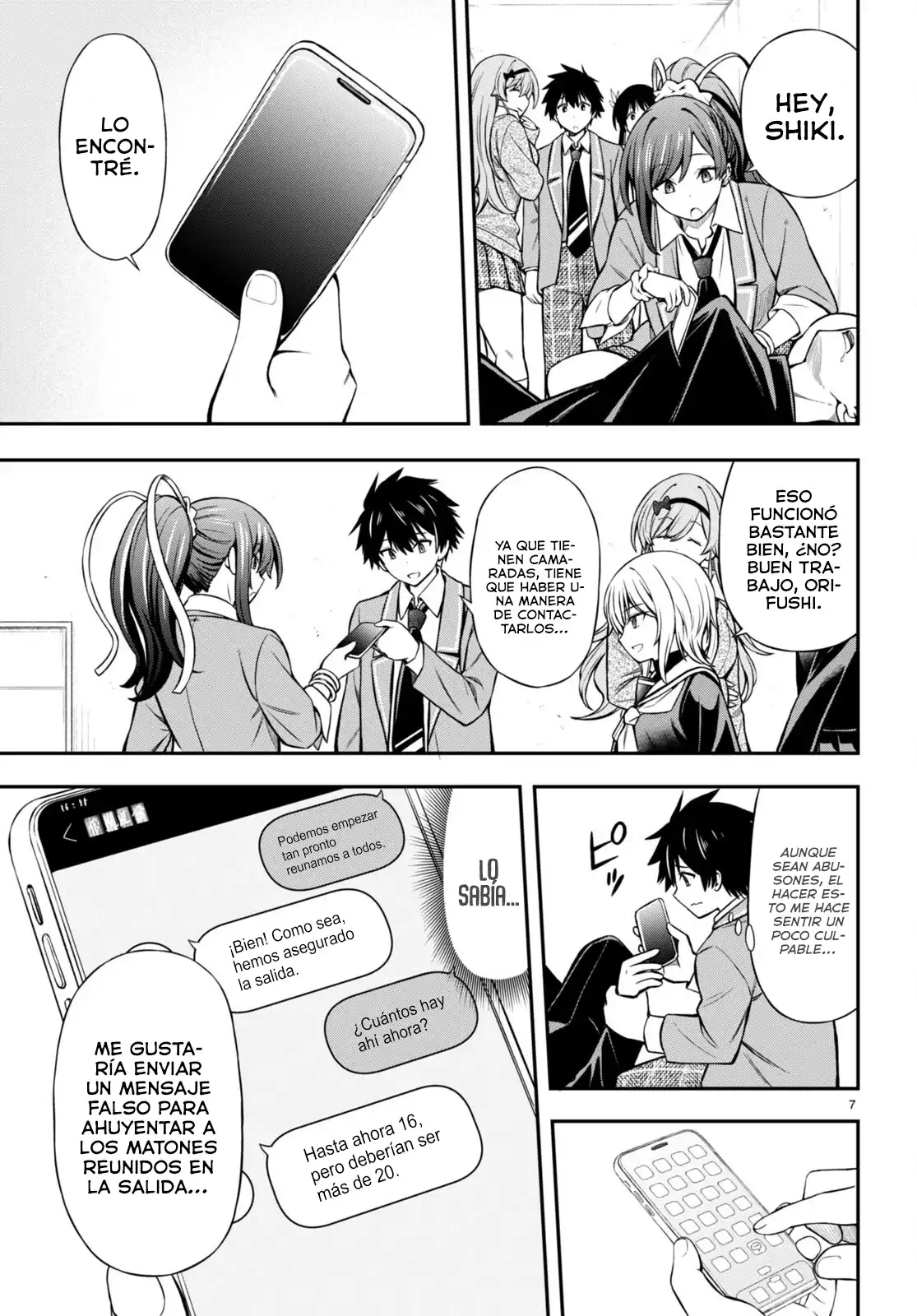 Página 9 — Capítulo 5 de Houkago wa Kenka Saikyou no Gal ni Tsurekomareru Seikatsu: Kanojo-tachi ni Sukarete, Boku mo Saikyou ni!?