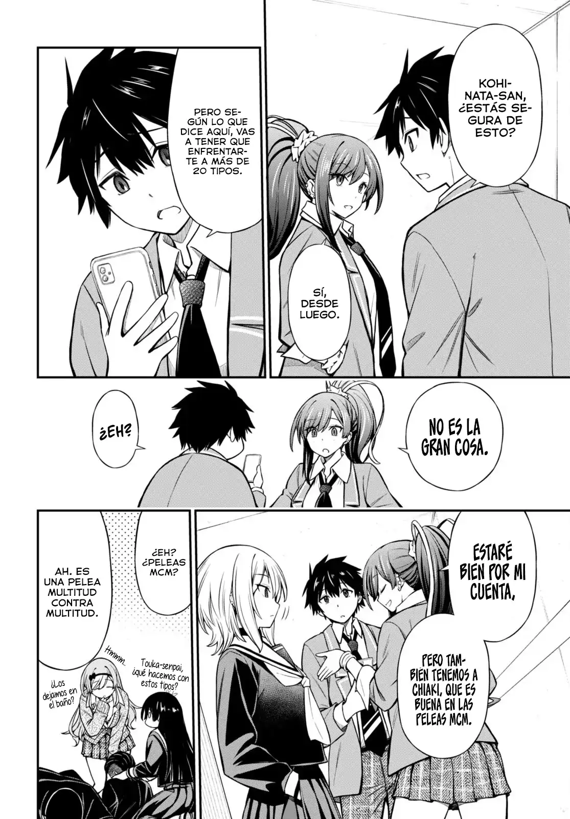 Página 10 — Capítulo 5 de Houkago wa Kenka Saikyou no Gal ni Tsurekomareru Seikatsu: Kanojo-tachi ni Sukarete, Boku mo Saikyou ni!?