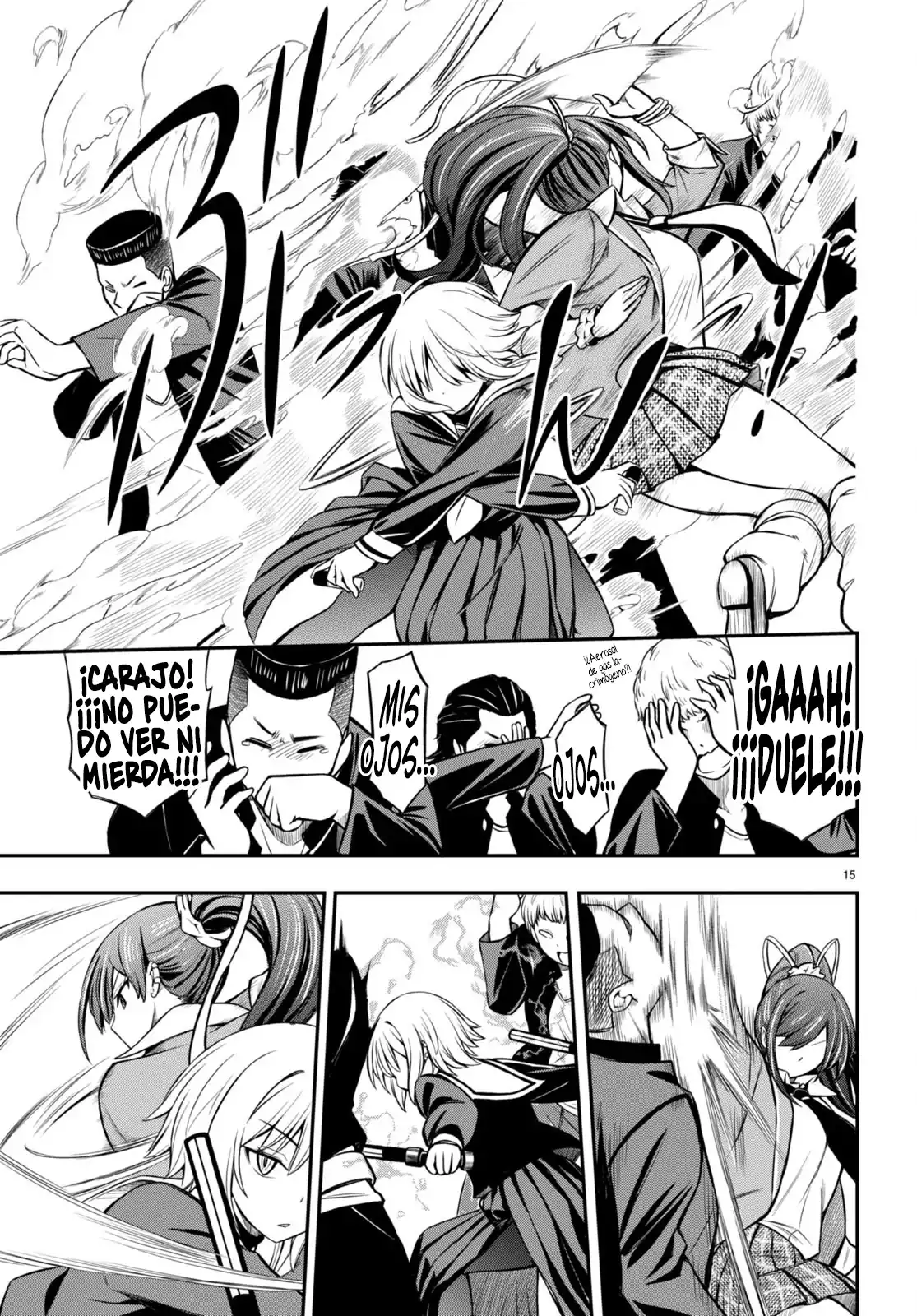 Página 16 — Capítulo 5 de Houkago wa Kenka Saikyou no Gal ni Tsurekomareru Seikatsu: Kanojo-tachi ni Sukarete, Boku mo Saikyou ni!?