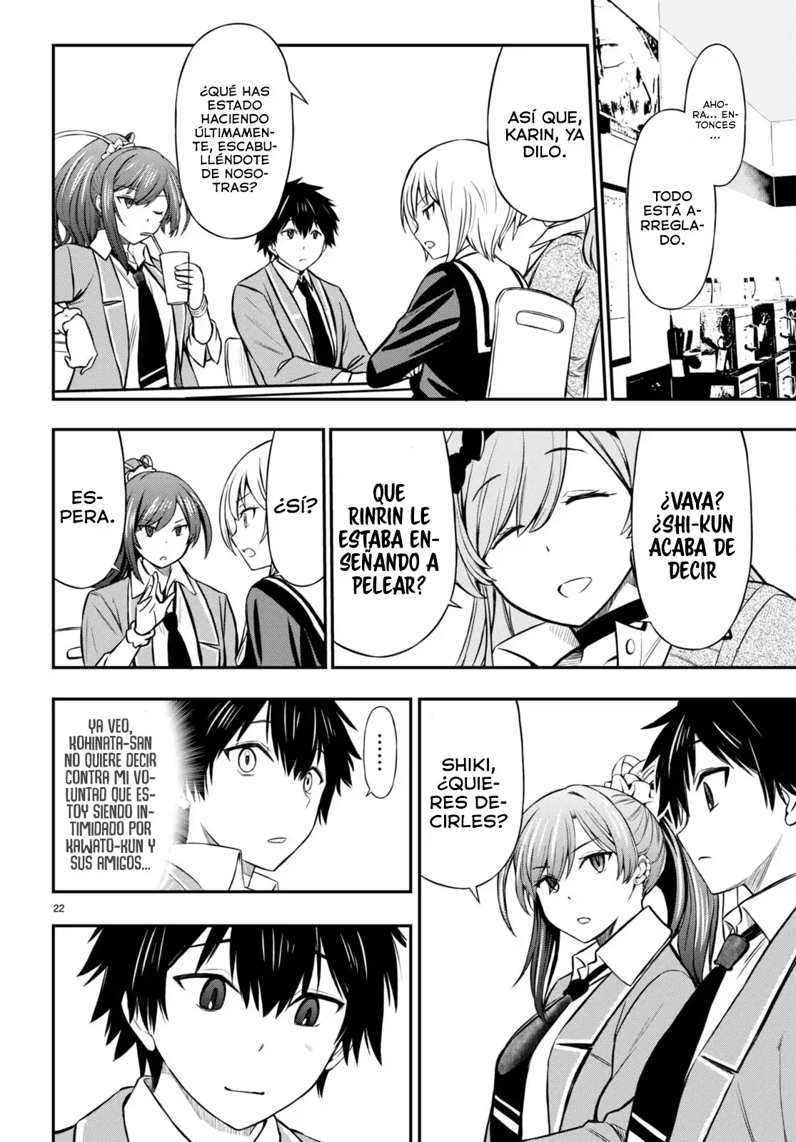Página 23 — Capítulo 5 de Houkago wa Kenka Saikyou no Gal ni Tsurekomareru Seikatsu: Kanojo-tachi ni Sukarete, Boku mo Saikyou ni!?