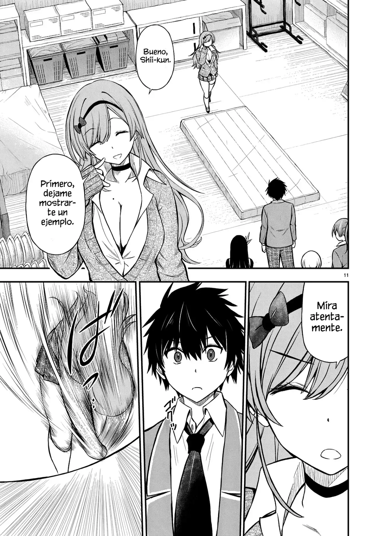 Página 14 — Capítulo 6 de Houkago wa Kenka Saikyou no Gal ni Tsurekomareru Seikatsu: Kanojo-tachi ni Sukarete, Boku mo Saikyou ni!?
