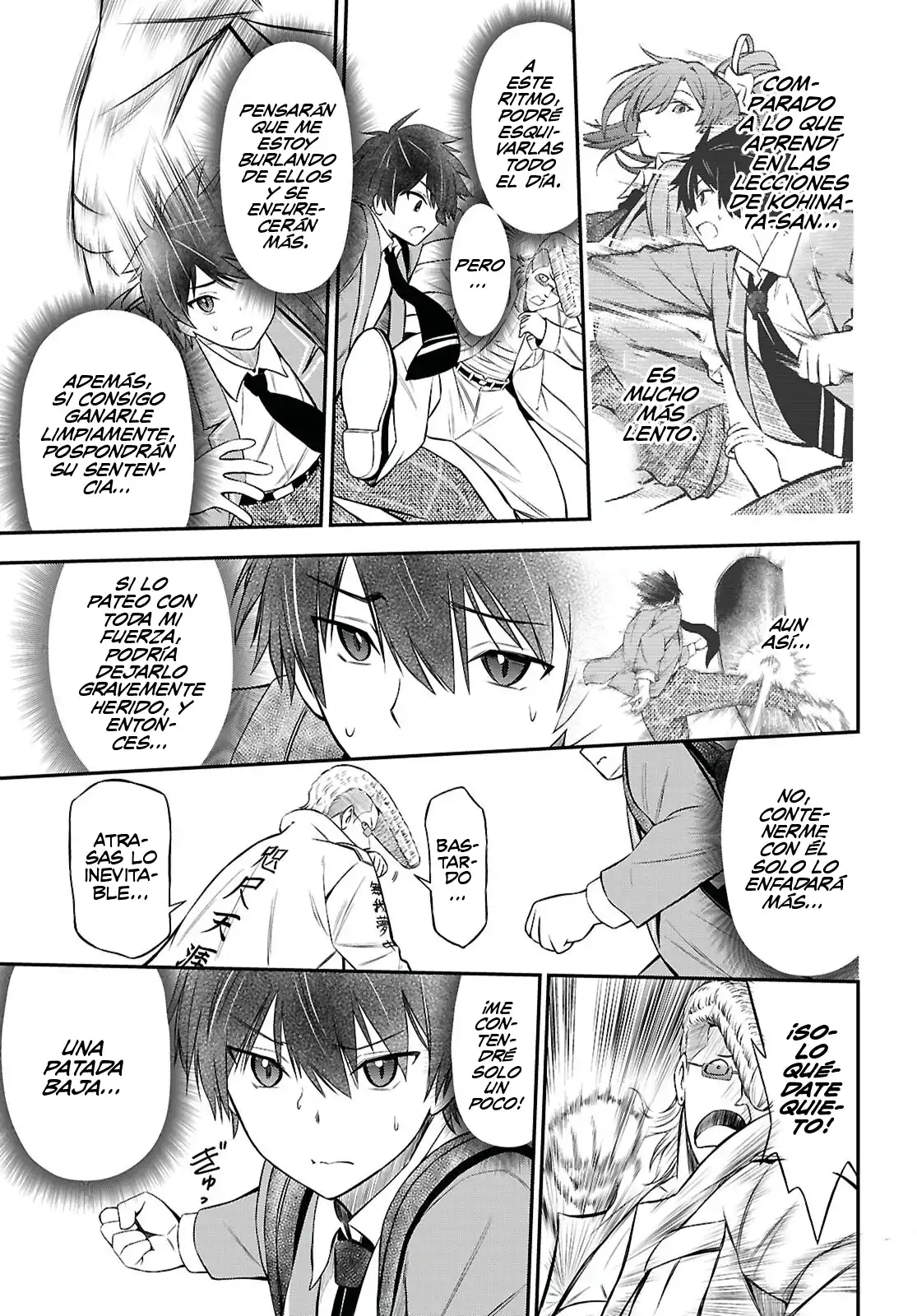 Página 9 — Capítulo 7 de Houkago wa Kenka Saikyou no Gal ni Tsurekomareru Seikatsu: Kanojo-tachi ni Sukarete, Boku mo Saikyou ni!?