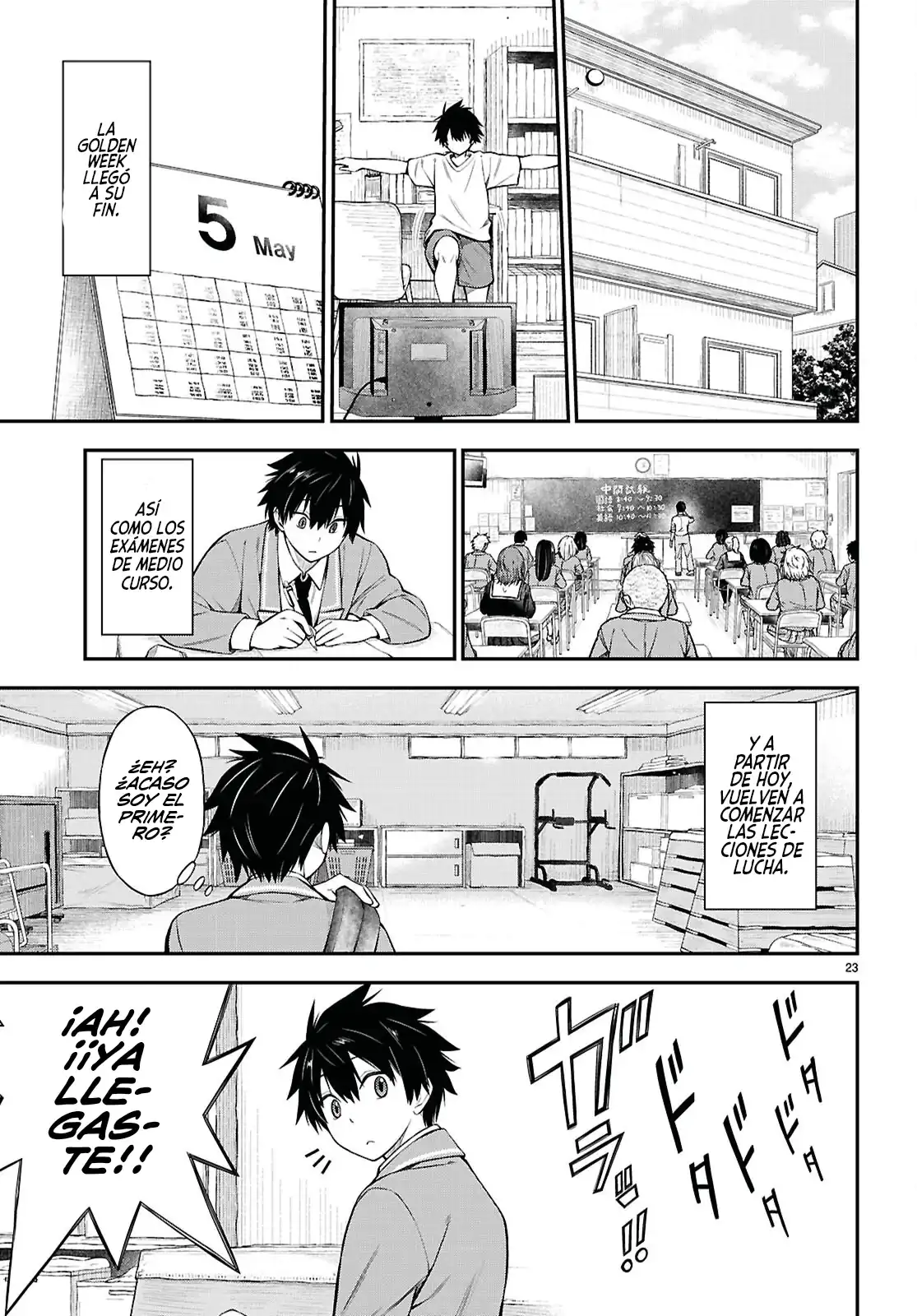 Página 25 — Capítulo 7 de Houkago wa Kenka Saikyou no Gal ni Tsurekomareru Seikatsu: Kanojo-tachi ni Sukarete, Boku mo Saikyou ni!?