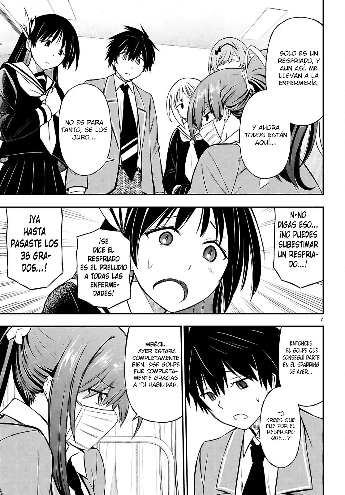 Página 9 — Capítulo 8 de Houkago wa Kenka Saikyou no Gal ni Tsurekomareru Seikatsu: Kanojo-tachi ni Sukarete, Boku mo Saikyou ni!?