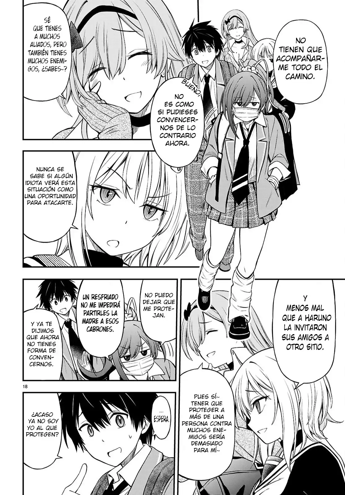 Página 20 — Capítulo 8 de Houkago wa Kenka Saikyou no Gal ni Tsurekomareru Seikatsu: Kanojo-tachi ni Sukarete, Boku mo Saikyou ni!?