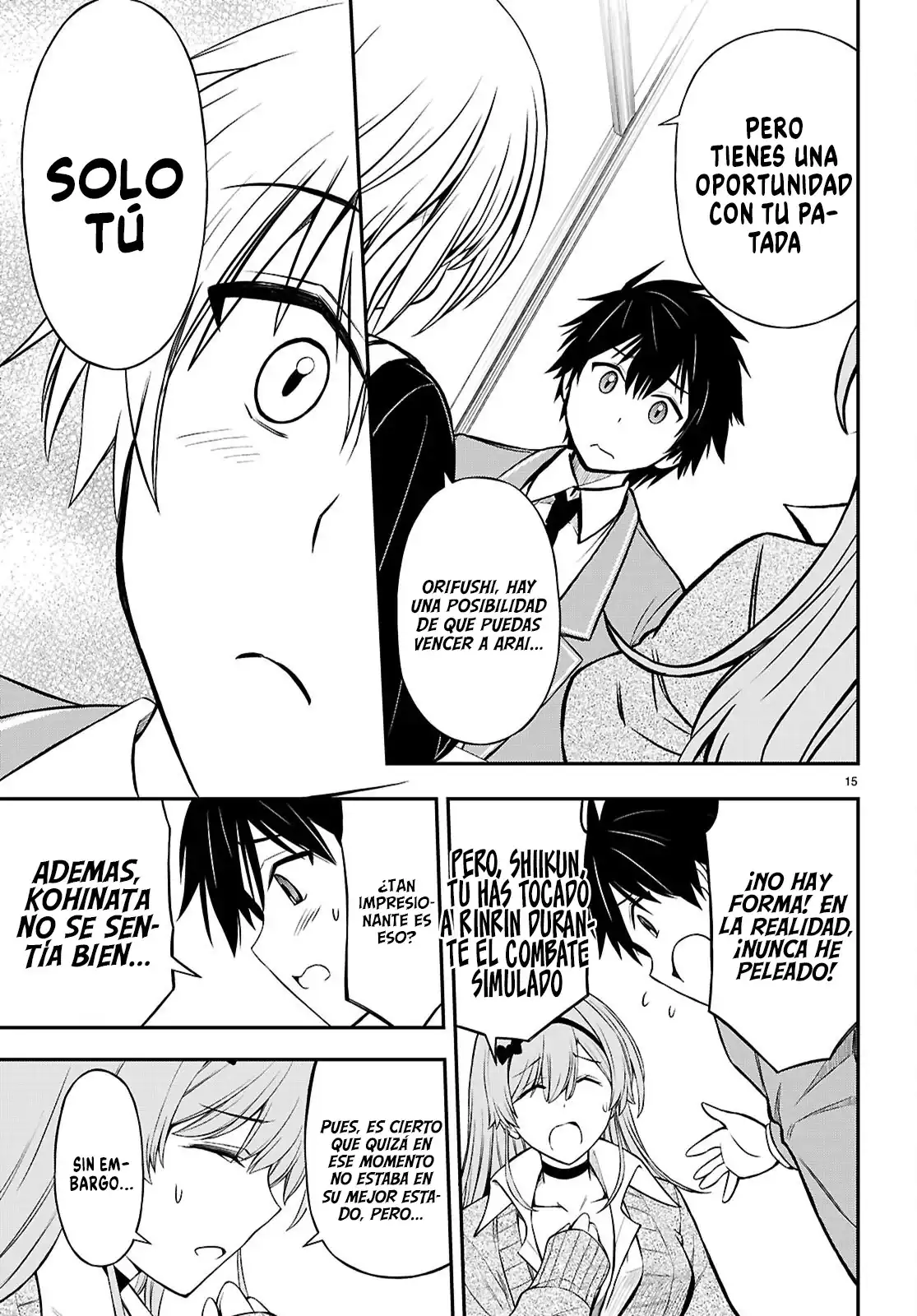 Página 17 — Capítulo 9 de Houkago wa Kenka Saikyou no Gal ni Tsurekomareru Seikatsu: Kanojo-tachi ni Sukarete, Boku mo Saikyou ni!?