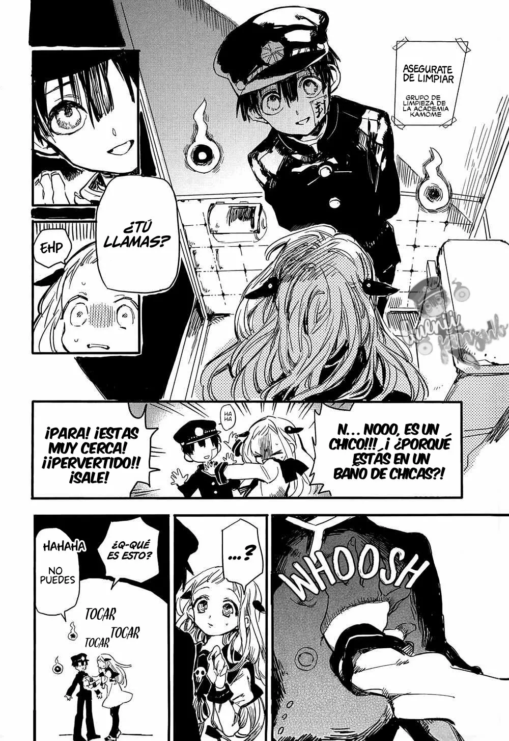 Página 7 — Jibaku Shounen Hanako-kun Capítulo 0.1