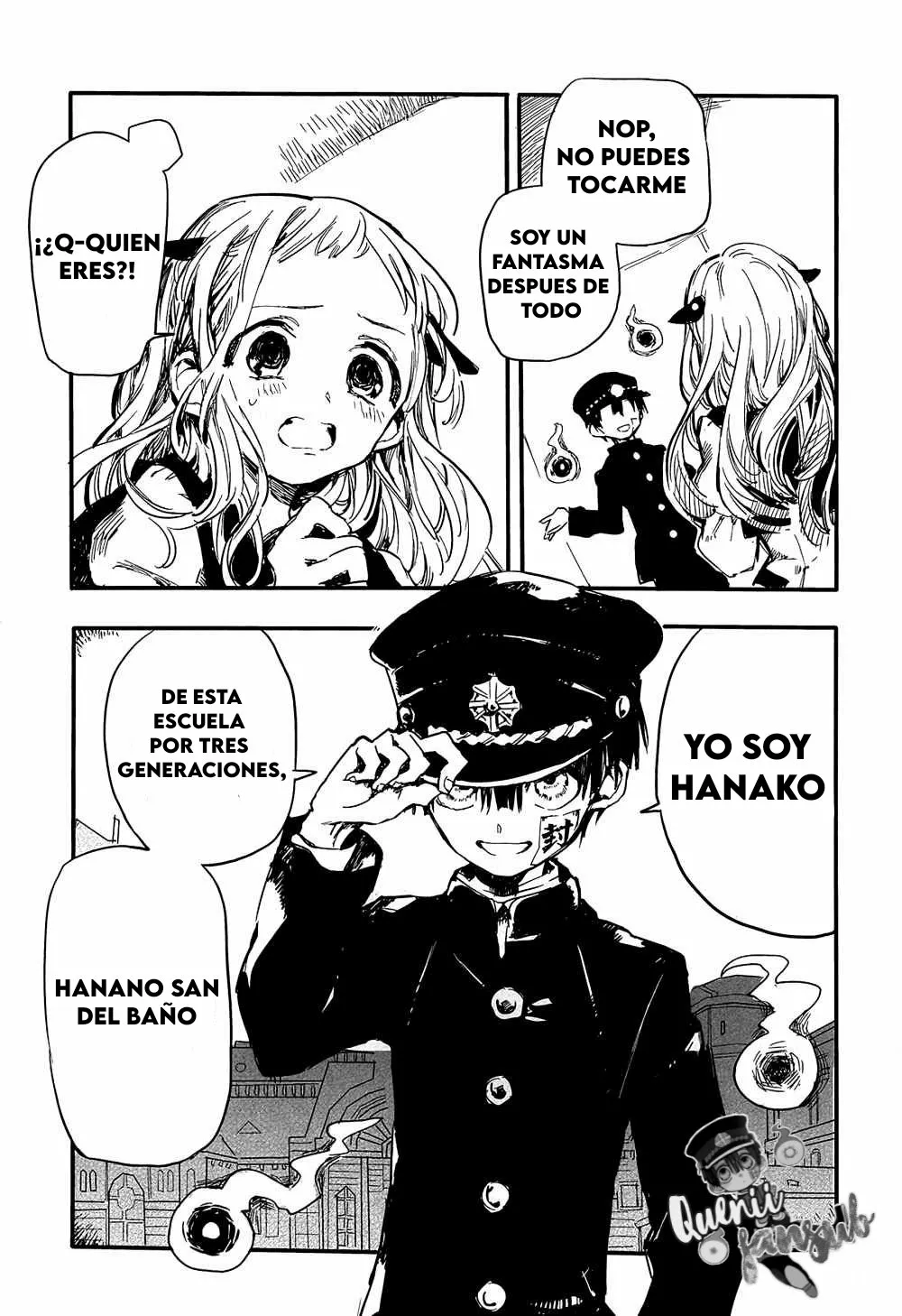 Página 8 — Jibaku Shounen Hanako-kun Capítulo 0.1