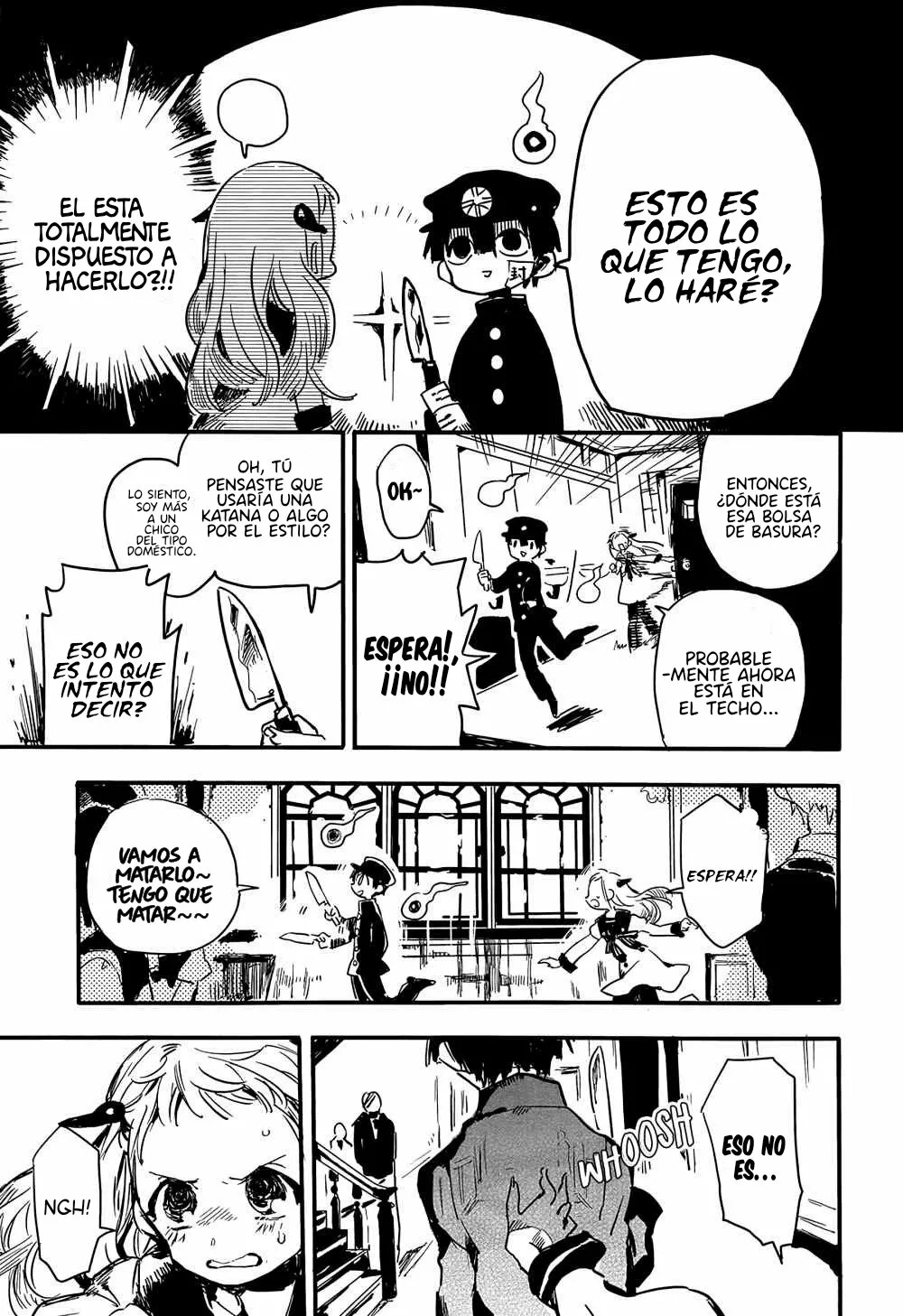 Página 12 — Jibaku Shounen Hanako-kun Capítulo 0.1