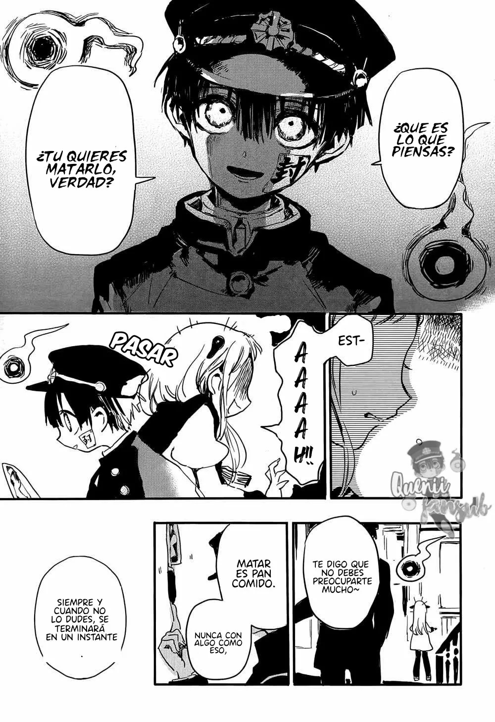 Página 14 — Jibaku Shounen Hanako-kun Capítulo 0.1