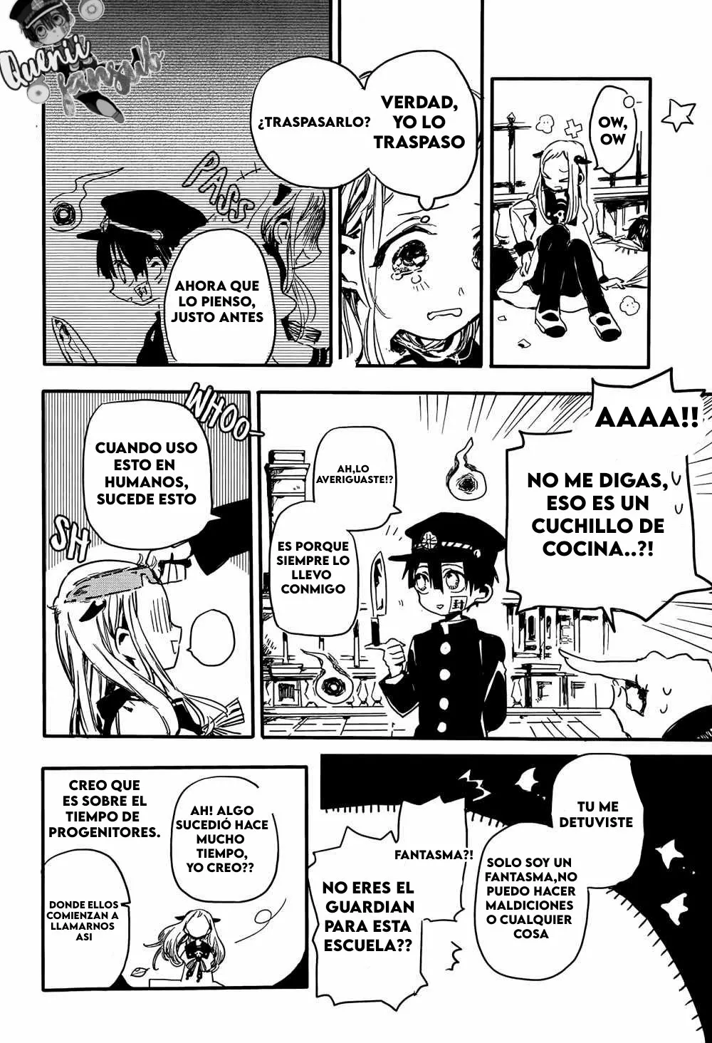 Página 17 — Jibaku Shounen Hanako-kun Capítulo 0.1