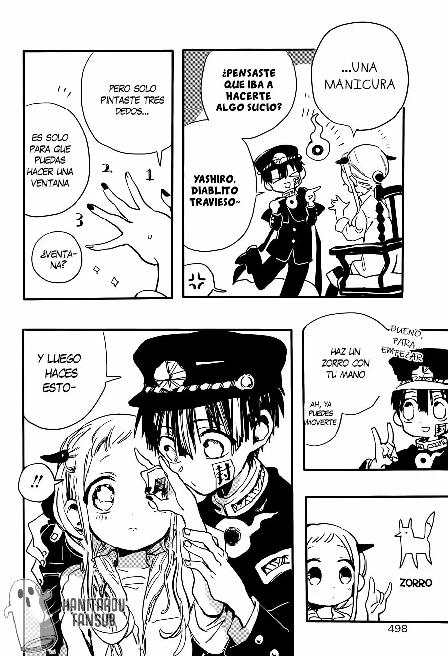 Página 21 — Jibaku Shounen Hanako-kun Capítulo 0.3