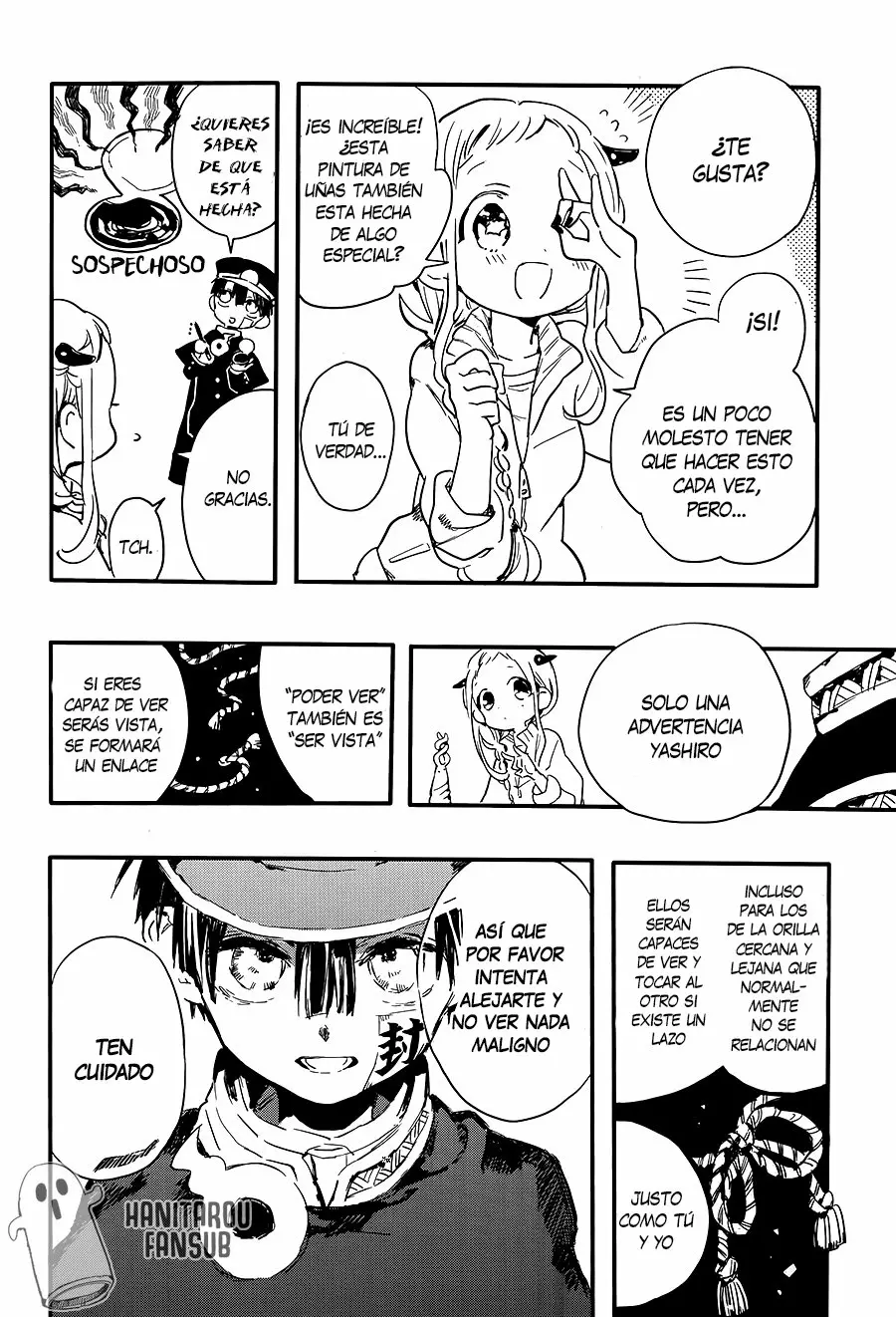 Página 23 — Jibaku Shounen Hanako-kun Capítulo 0.3