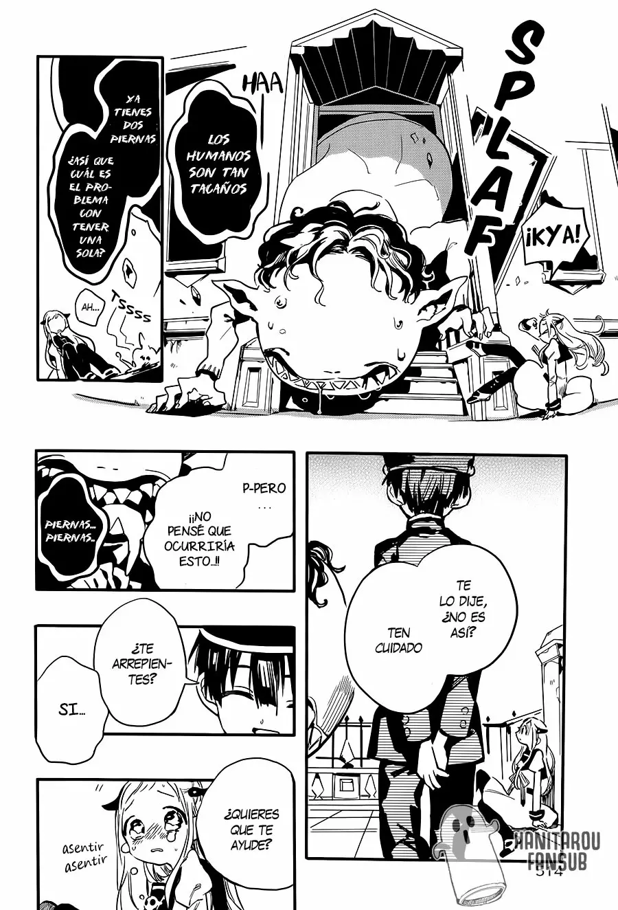 Página 37 — Jibaku Shounen Hanako-kun Capítulo 0.3