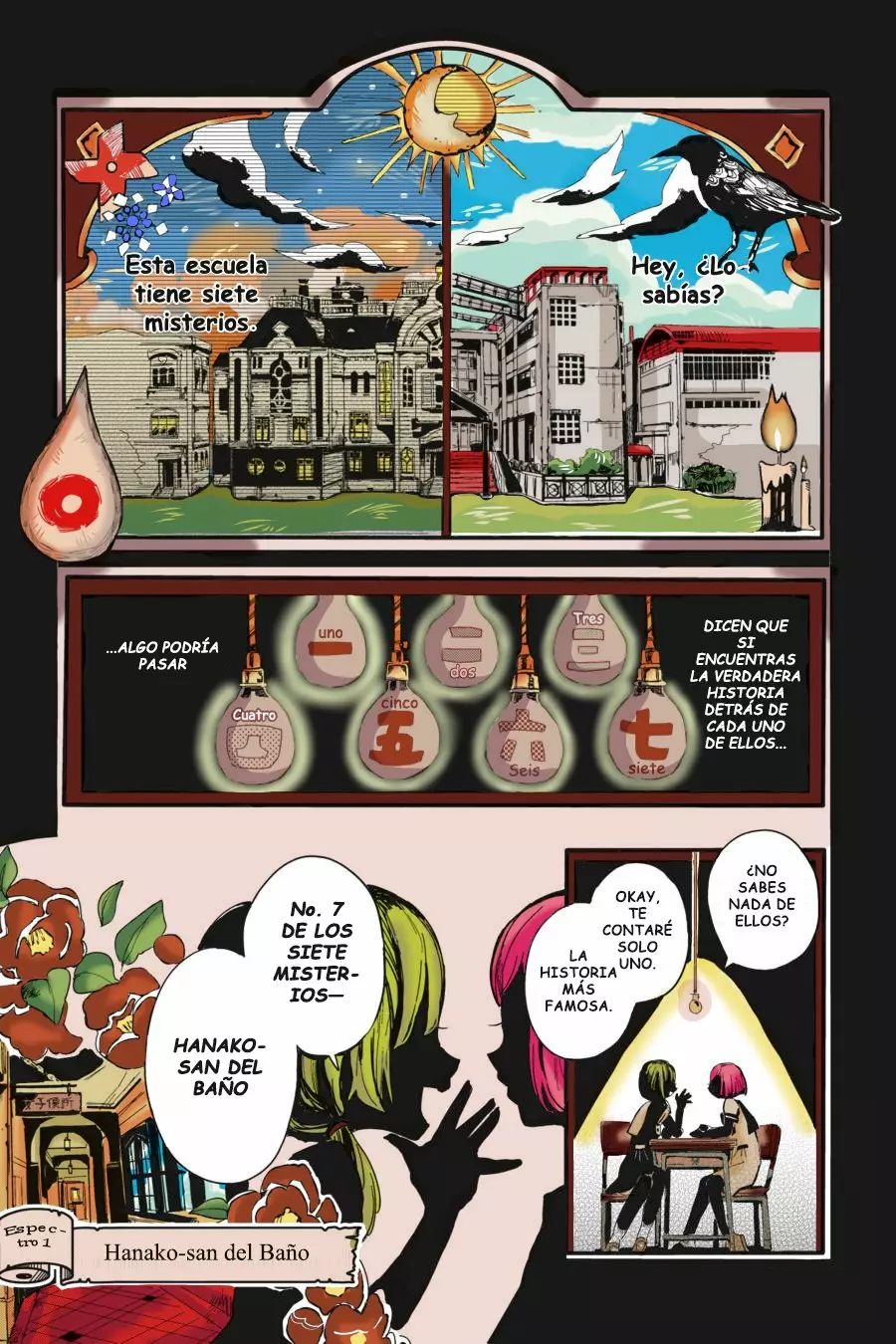 Página 6 — Jibaku Shounen Hanako-kun Capítulo 1.5