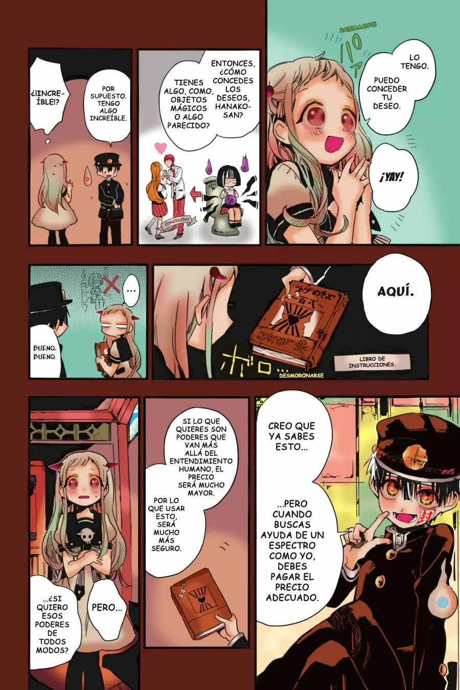 Página 13 — Jibaku Shounen Hanako-kun Capítulo 1.5