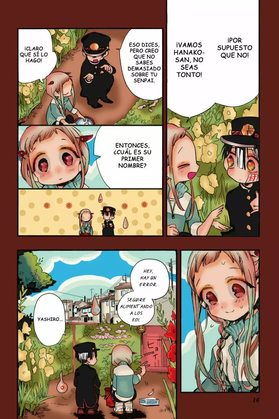 Página 19 — Jibaku Shounen Hanako-kun Capítulo 1.5