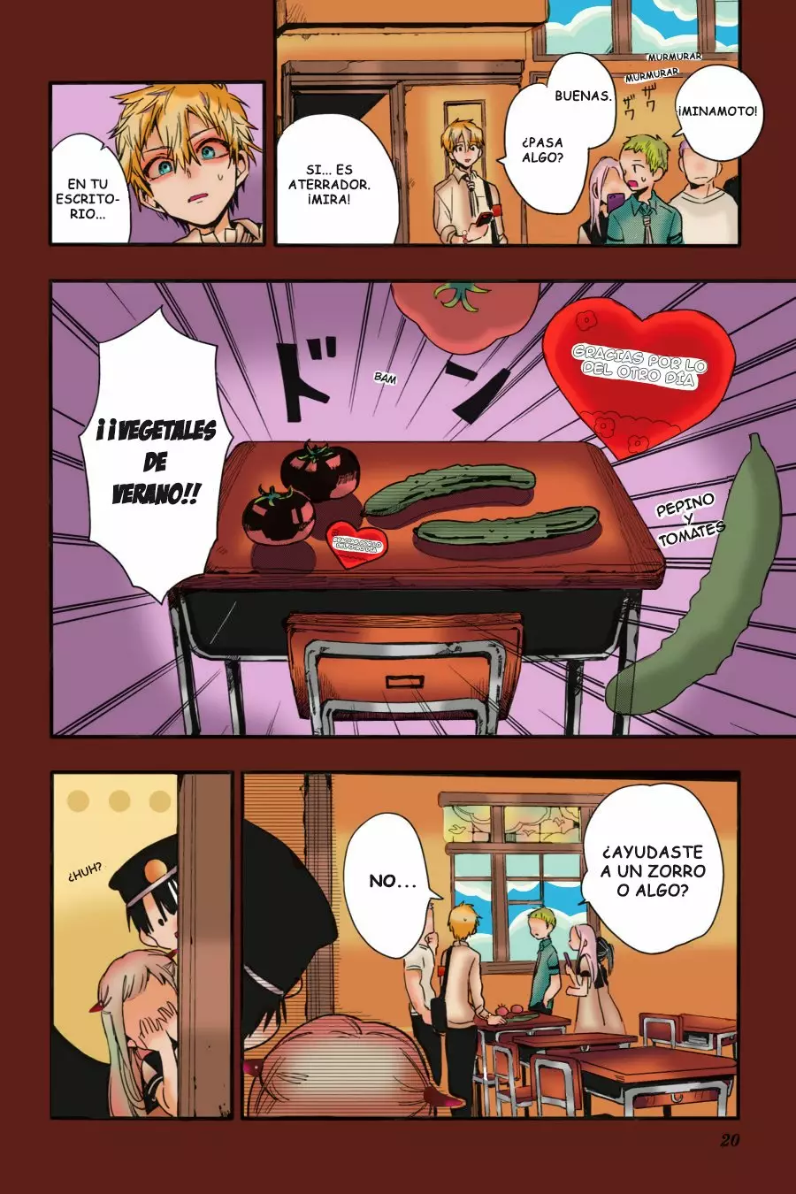 Página 23 — Jibaku Shounen Hanako-kun Capítulo 1.5