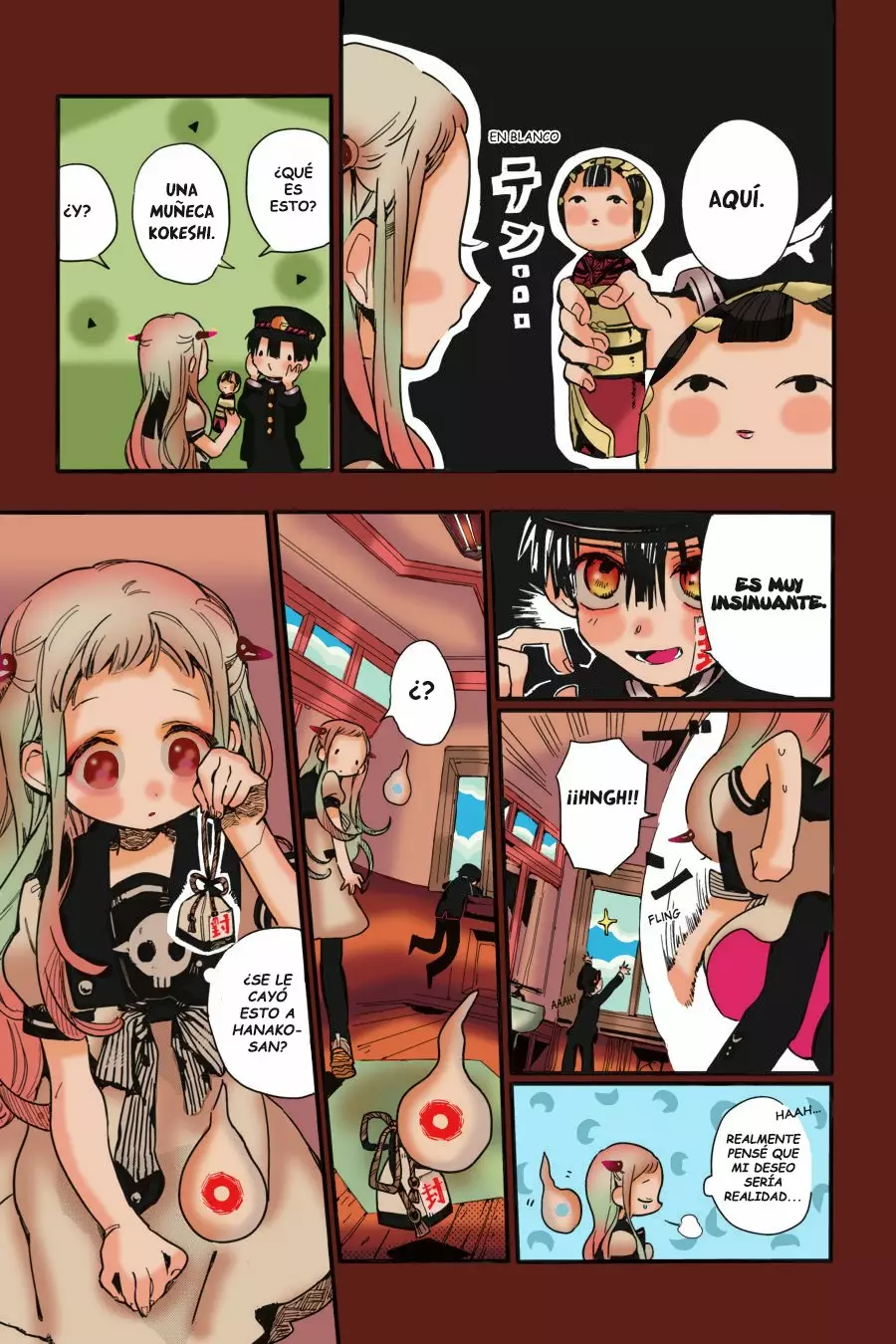 Página 30 — Jibaku Shounen Hanako-kun Capítulo 1.5