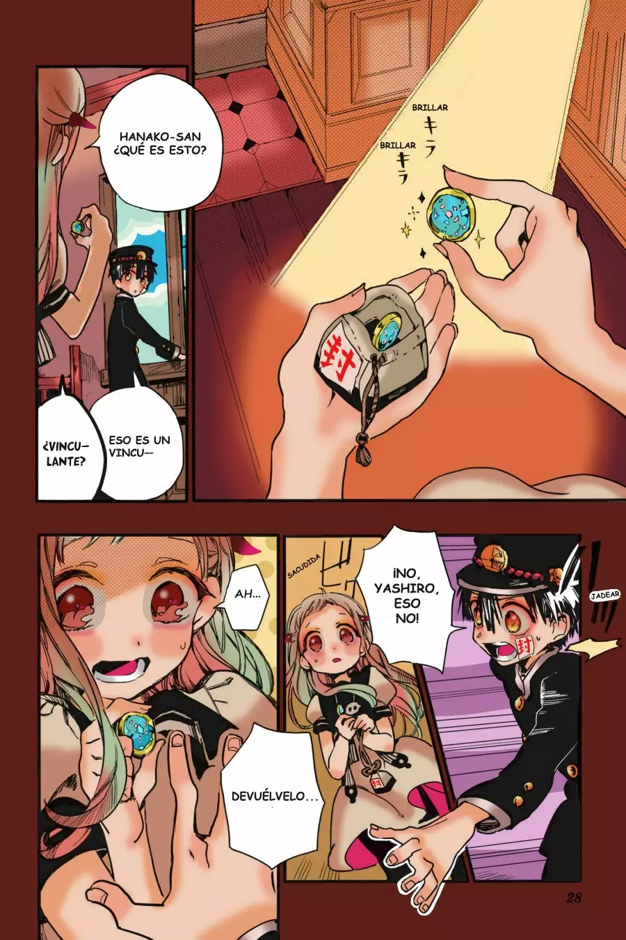 Página 31 — Jibaku Shounen Hanako-kun Capítulo 1.5