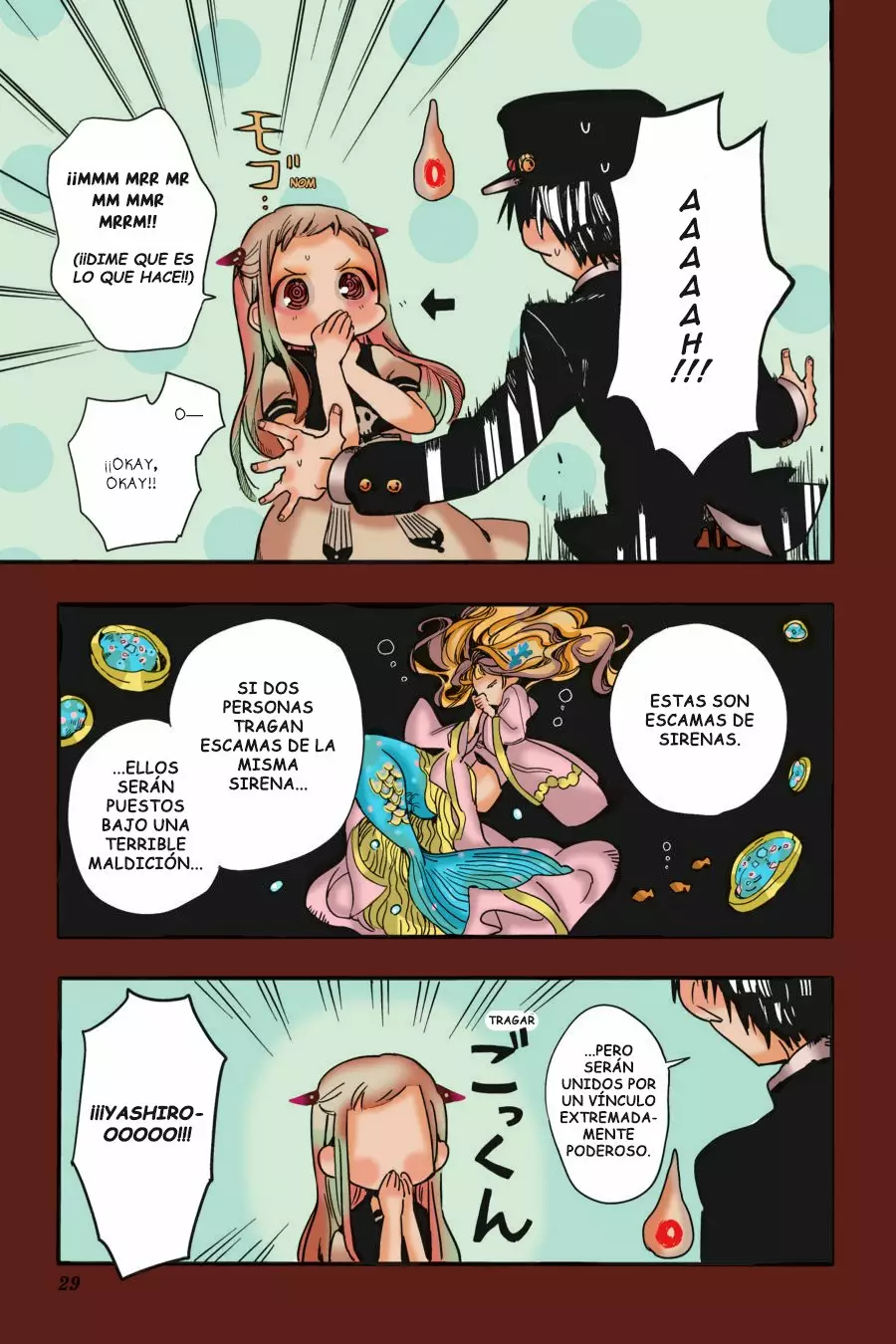 Página 32 — Jibaku Shounen Hanako-kun Capítulo 1.5