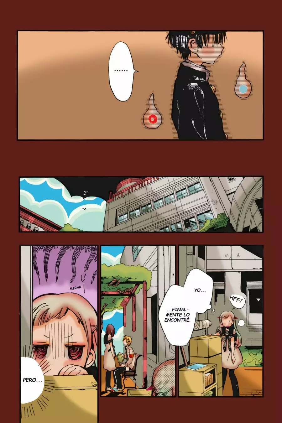 Página 34 — Jibaku Shounen Hanako-kun Capítulo 1.5