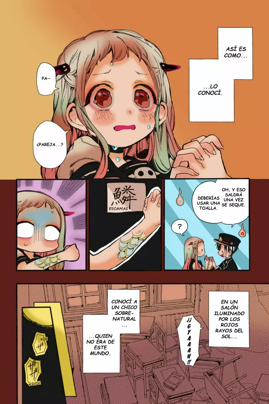 Página 56 — Jibaku Shounen Hanako-kun Capítulo 1.5