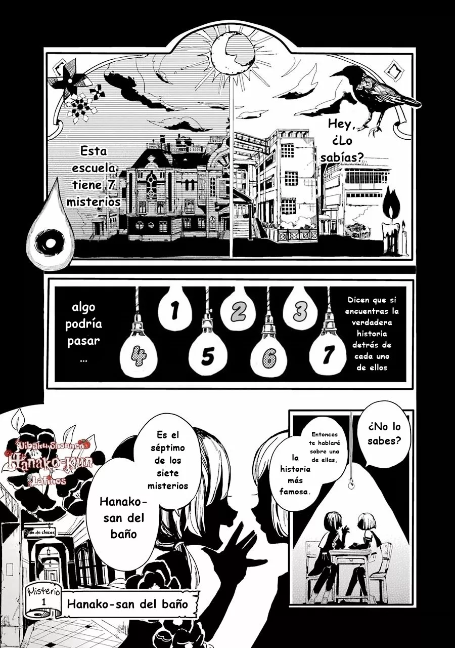 Página 8 — Jibaku Shounen Hanako-kun Capítulo 1