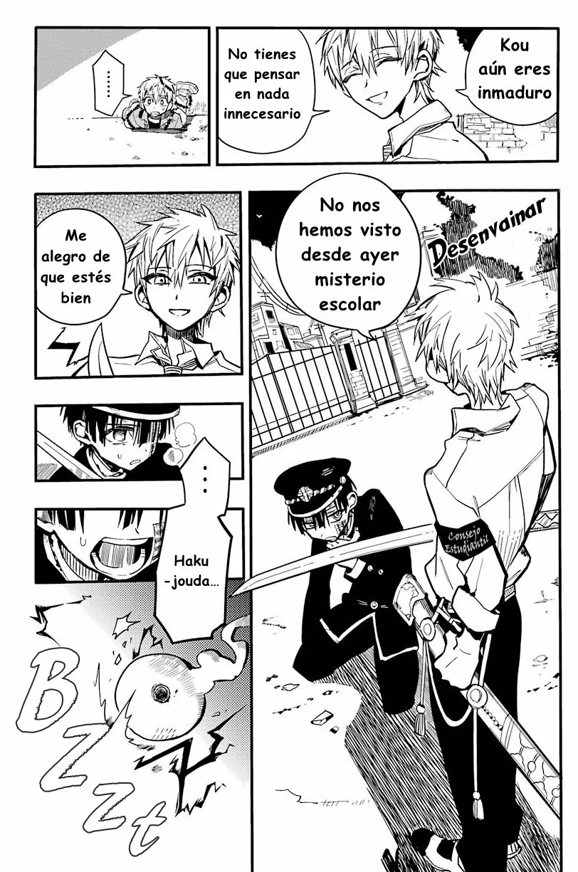 Página 10 — Jibaku Shounen Hanako-kun Capítulo 10
