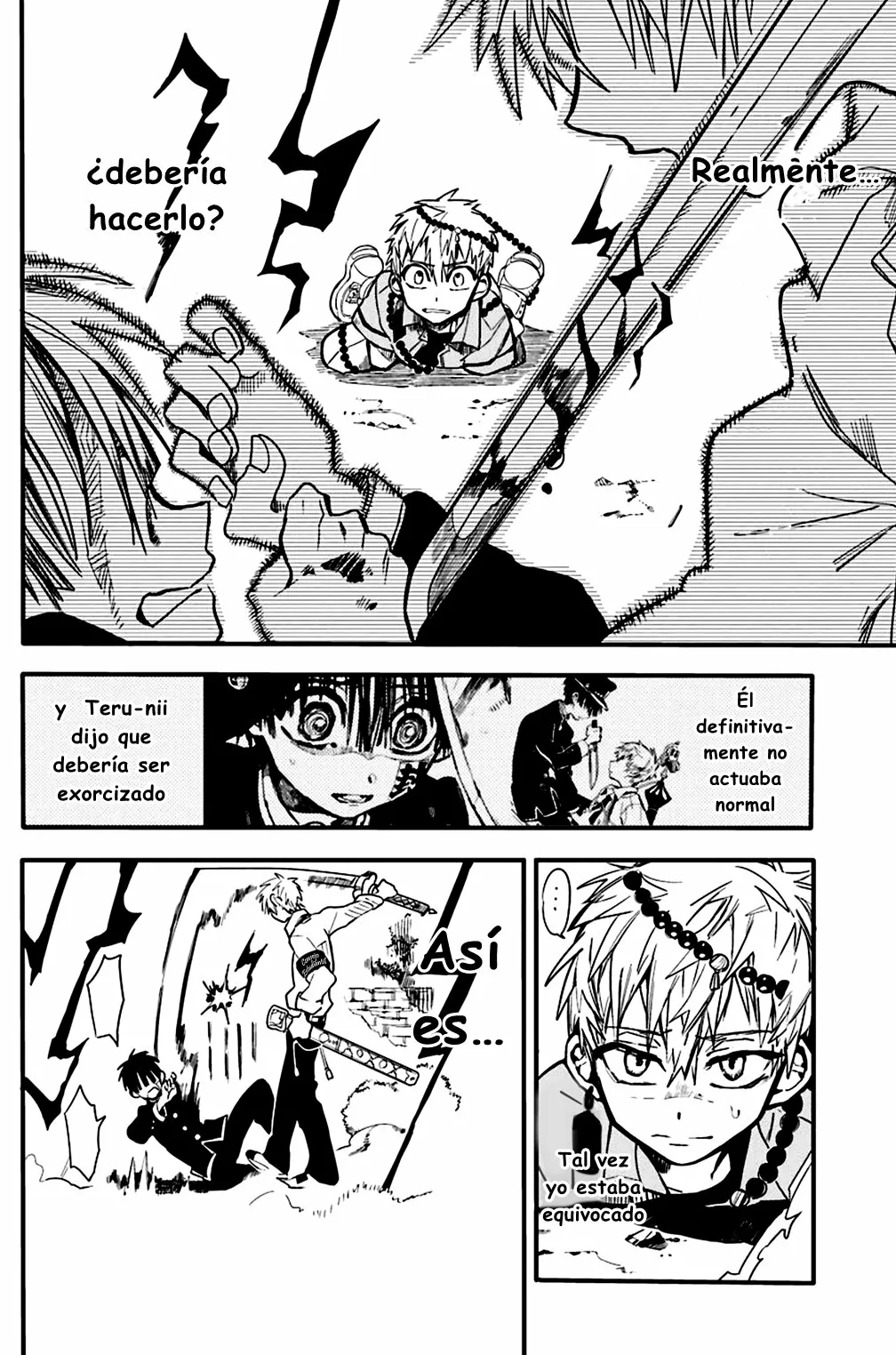 Página 19 — Jibaku Shounen Hanako-kun Capítulo 10