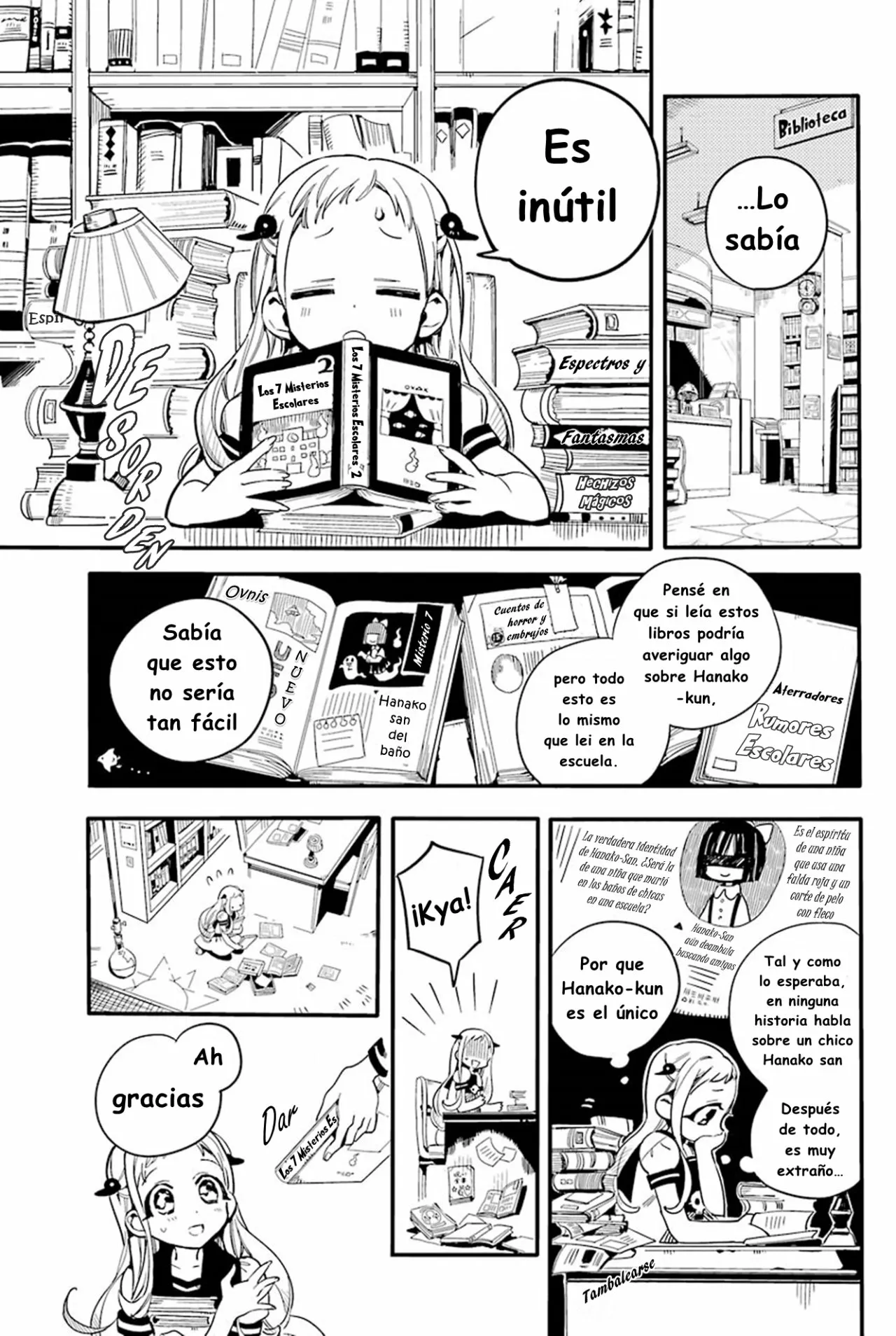 Página 32 — Jibaku Shounen Hanako-kun Capítulo 10