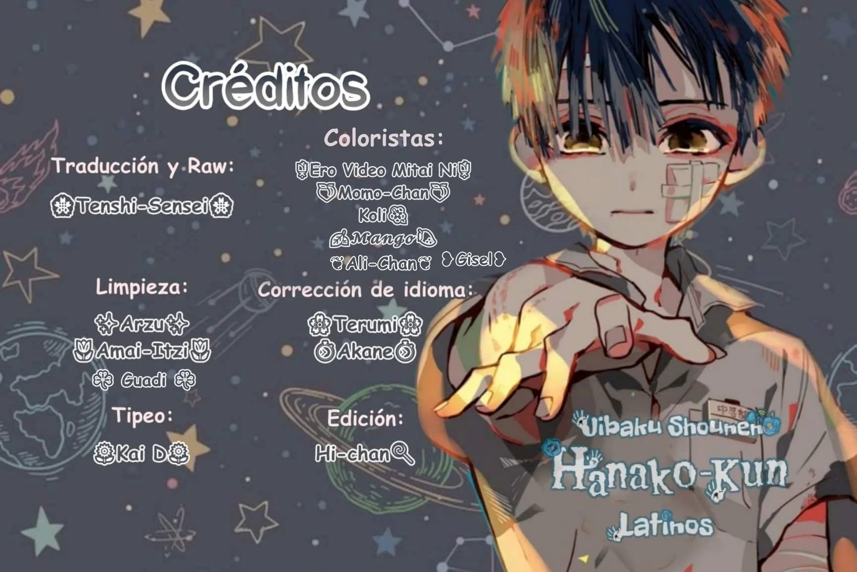 Página 3 — Jibaku Shounen Hanako-kun Capítulo 100
